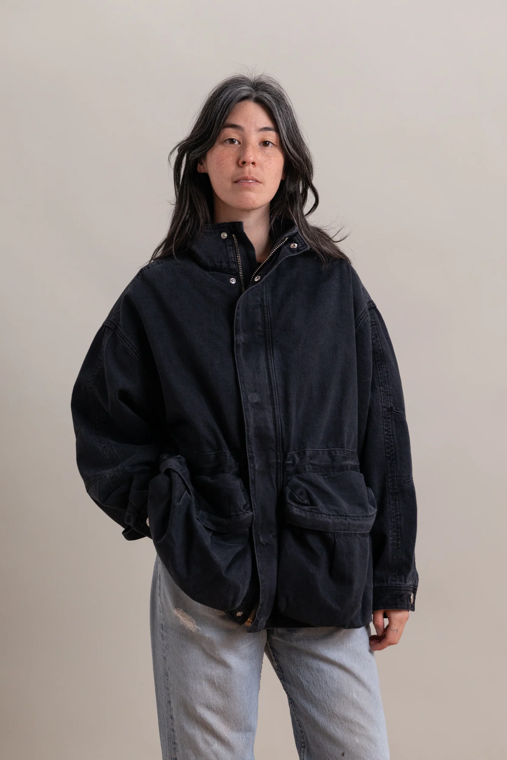 MOUNTAIN JACKET IN HURRICANE DENIM - Image 3