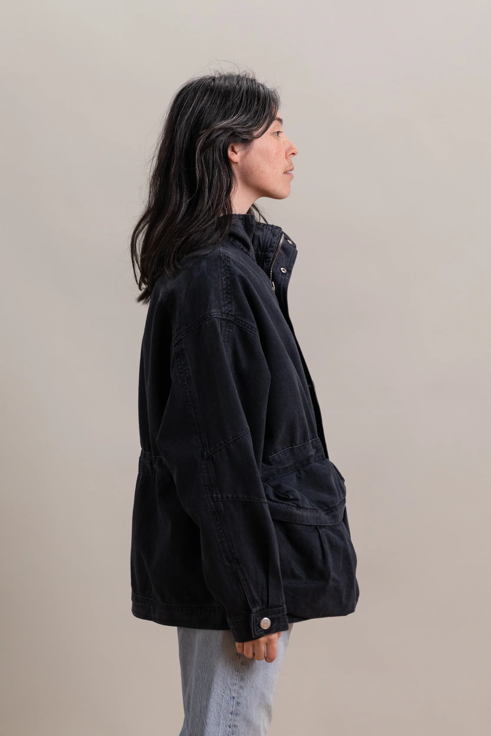 MOUNTAIN JACKET IN HURRICANE DENIM - Image 5