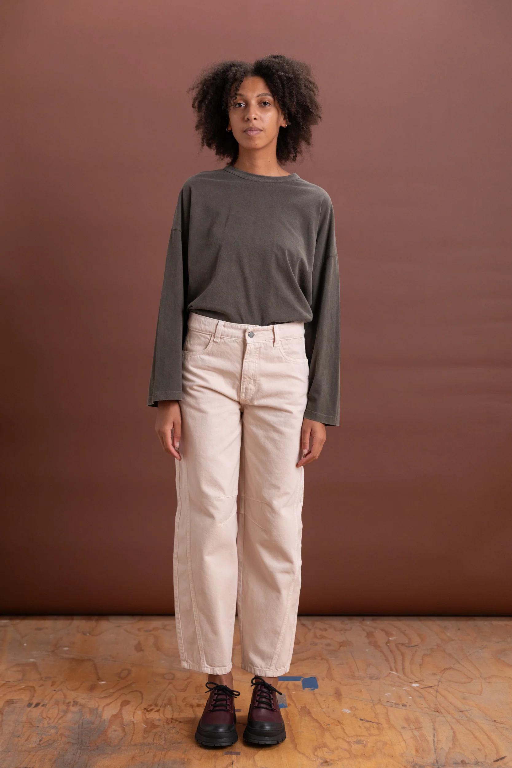 NICOLE PANT IN CREAM