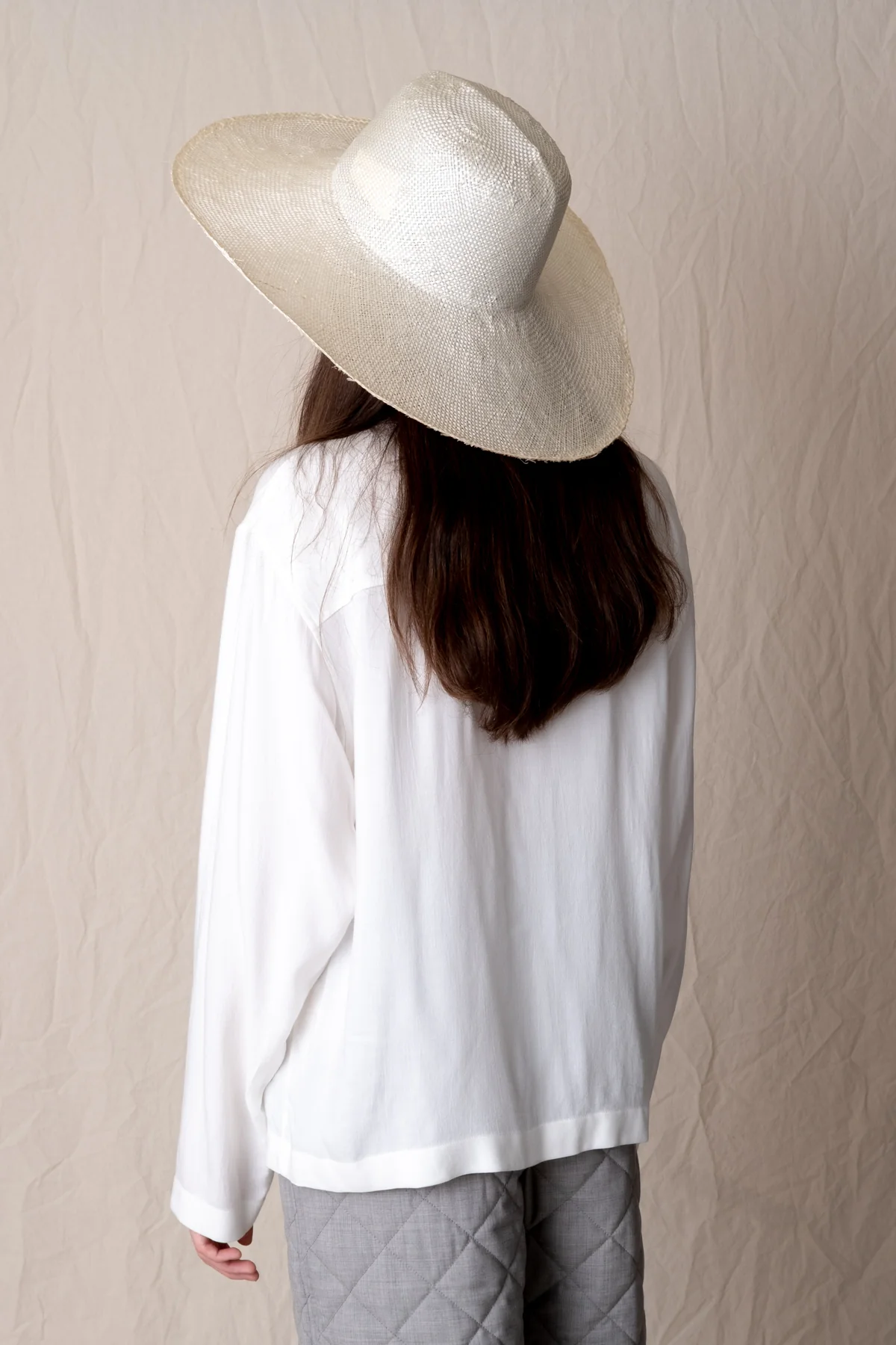 OPTIMO PACKABLE HAT IN NATURAL - Image 4