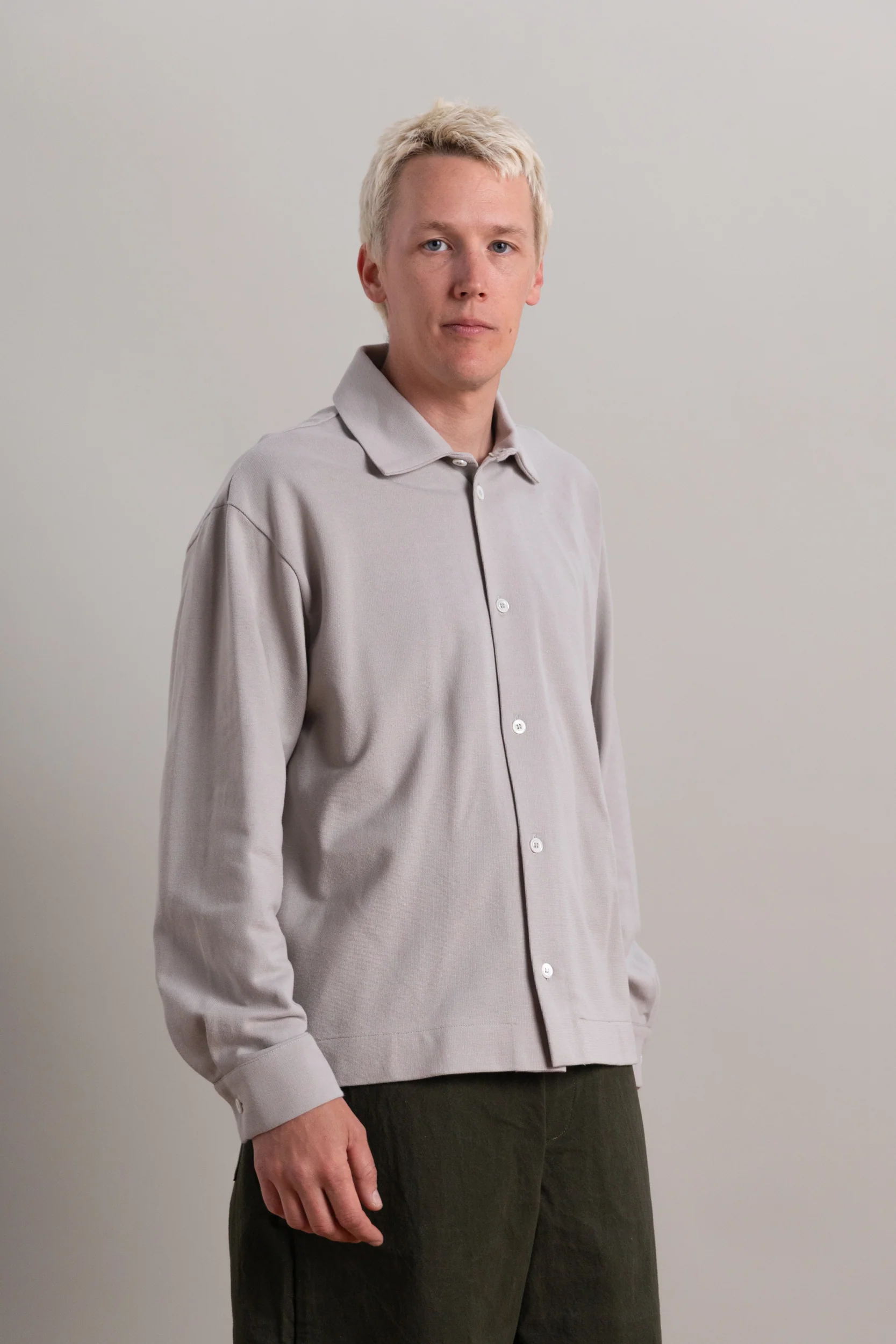 OPTO LONG SLEEVE IN GREIGE RACHEL MESH - Image 4