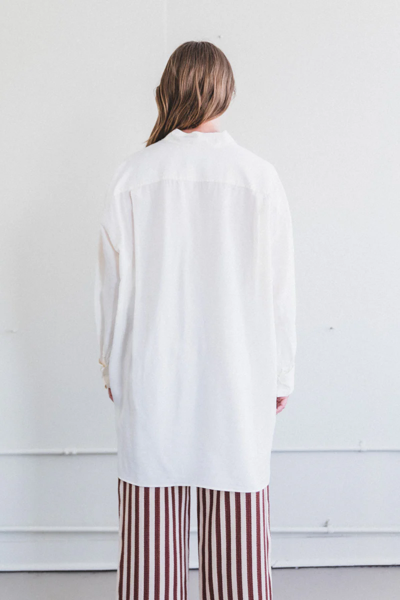 OSCAR SHIRT IN CLAY CUPRO - Image 6