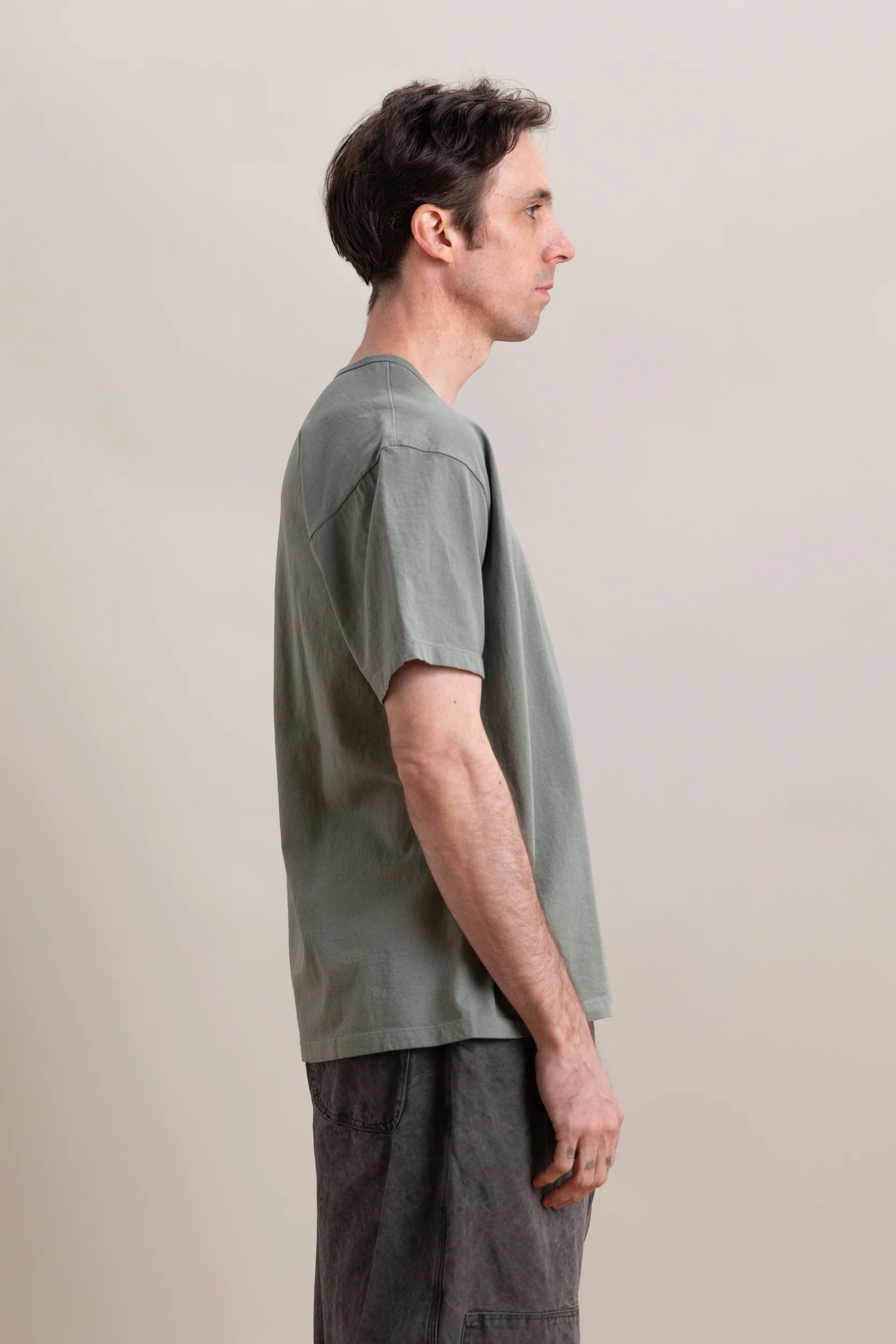 OUR TEE SHIRT IN DUSTY SAGE - Image 2