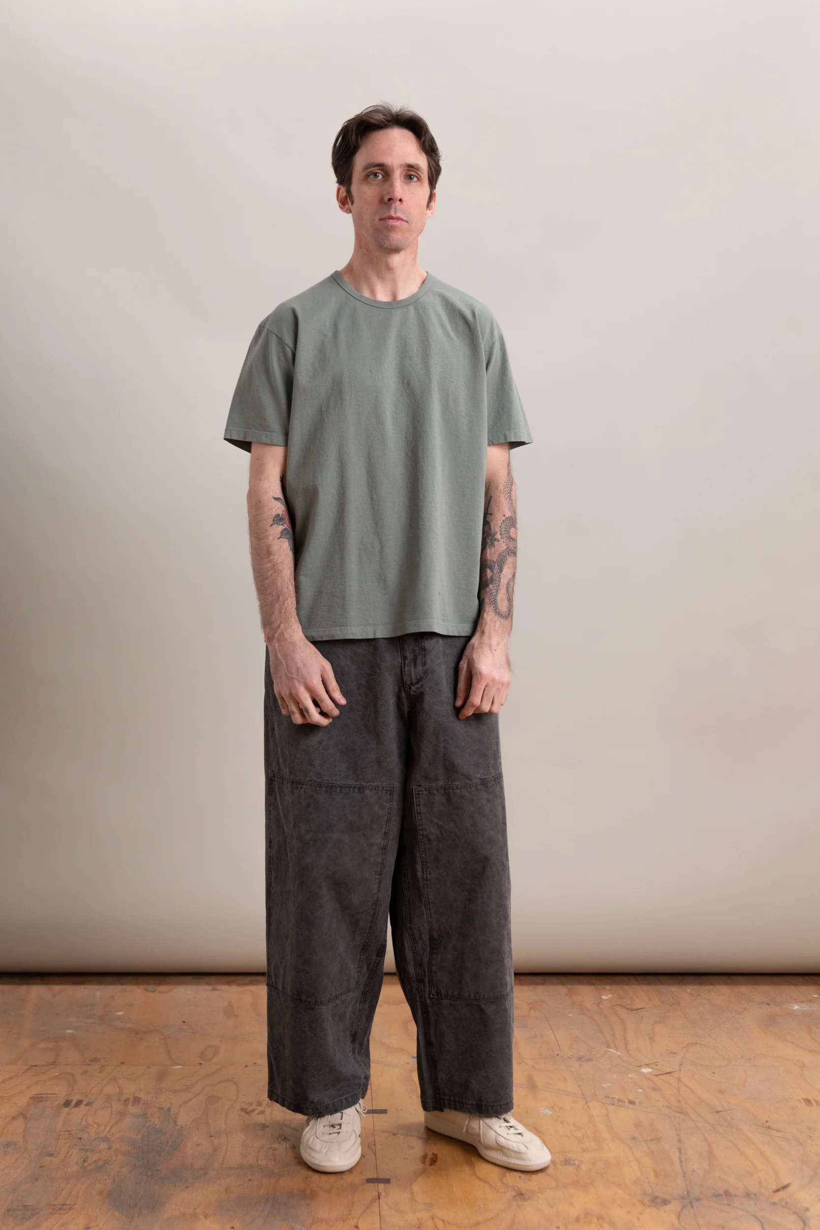 OUR TEE SHIRT IN DUSTY SAGE - Image 3