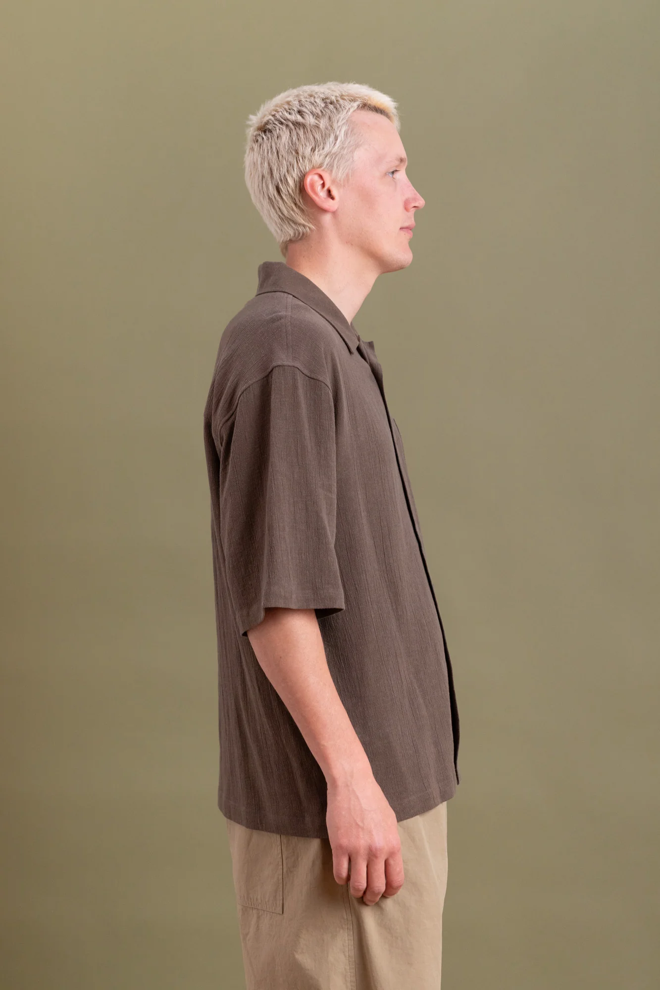 PASEO SHIRT IN CHARCOAL - Image 6