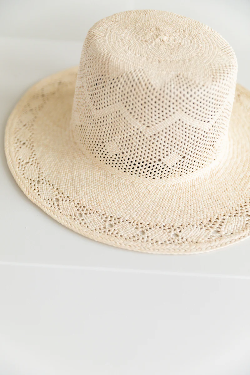 PATIO HAT HAT IN PANAMA STRAW - Image 3