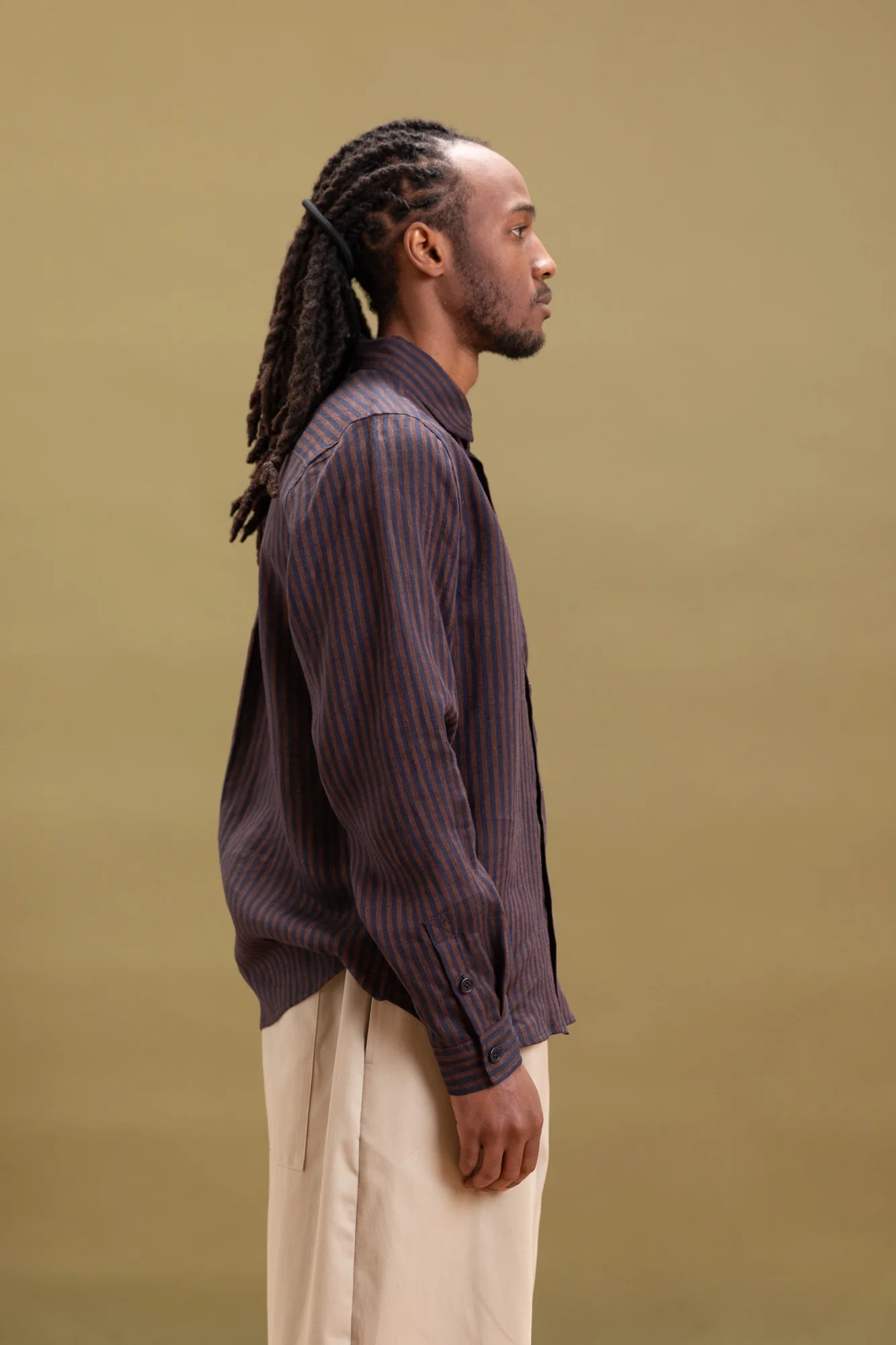 PINTOR SHIRT IN STRIPED LINEN - Image 5