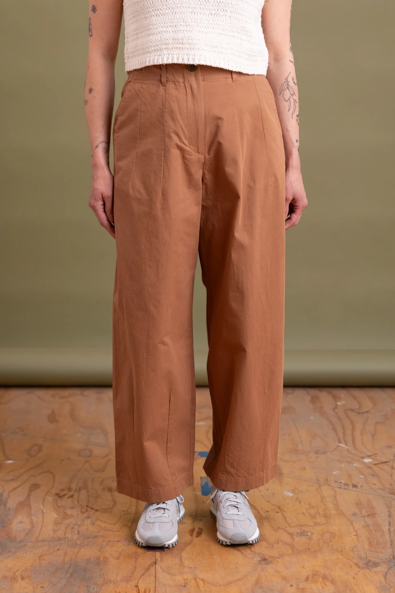 PLY PANT IN TOFFEE BROWN - Image 2