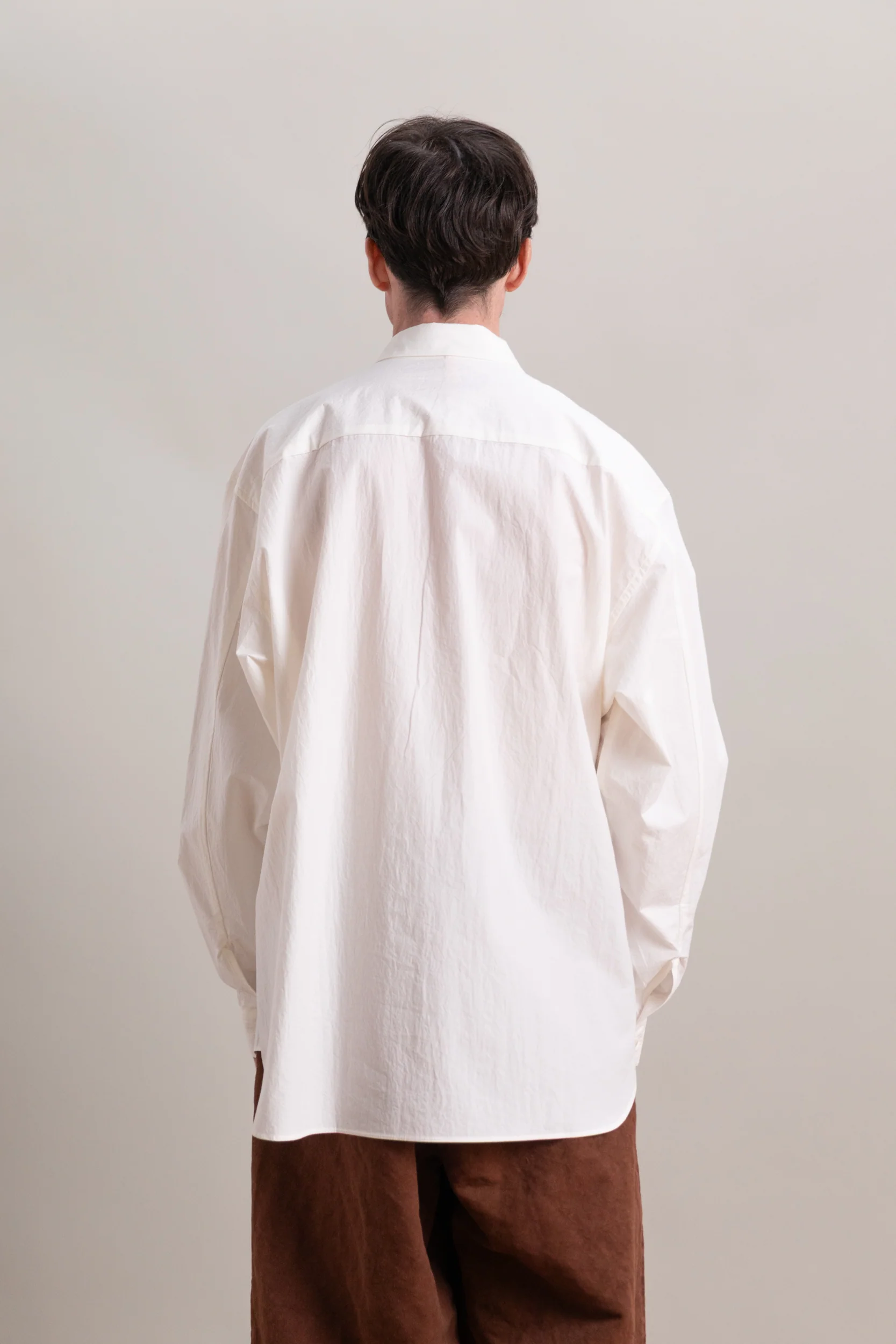 R0S8 WEATHER SHIRT IN WHITE 160 CRUNCH - Image 5