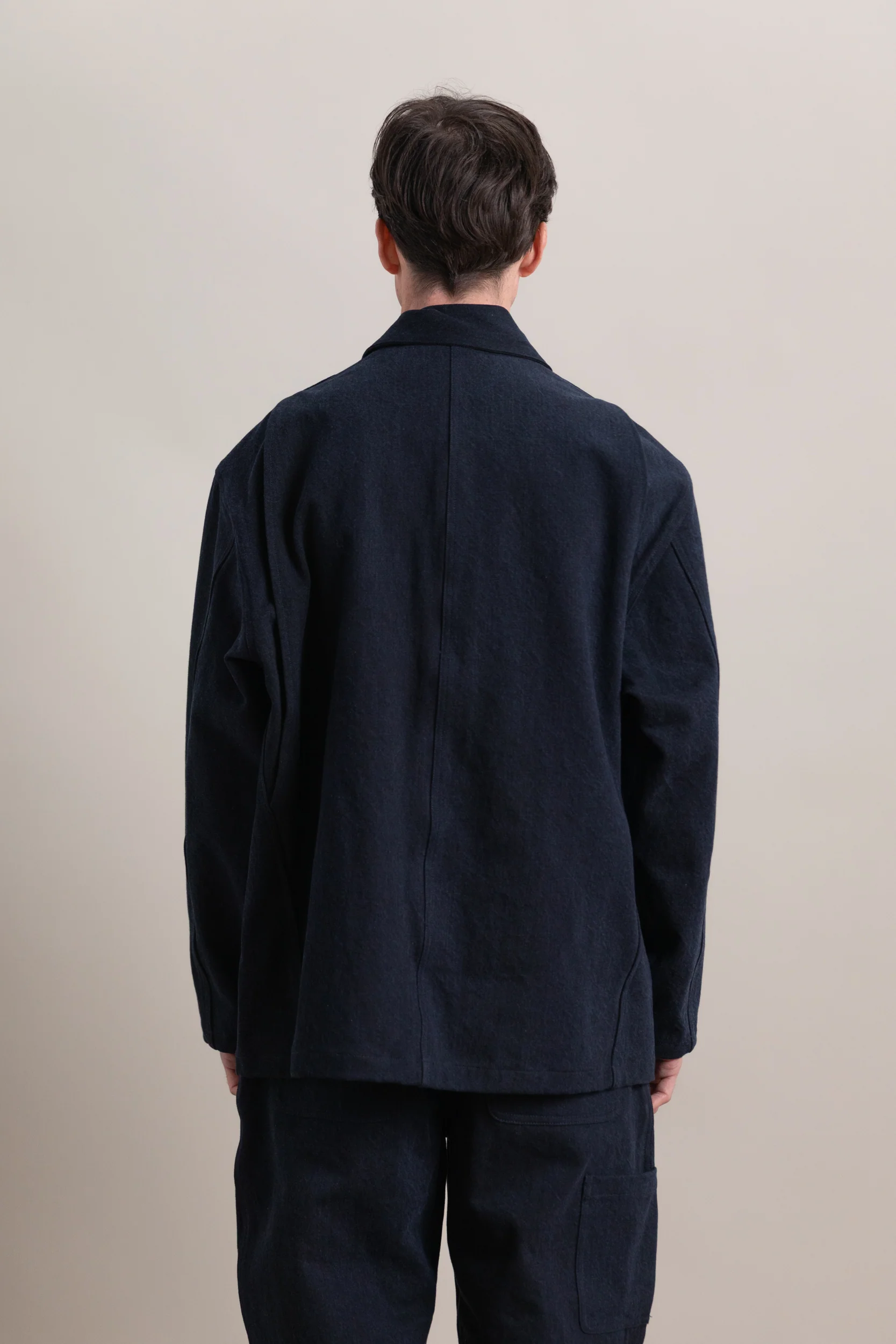 R20J2 JEBOK WORK JACKET IN BLUE SUMI INK DENIM - Image 10
