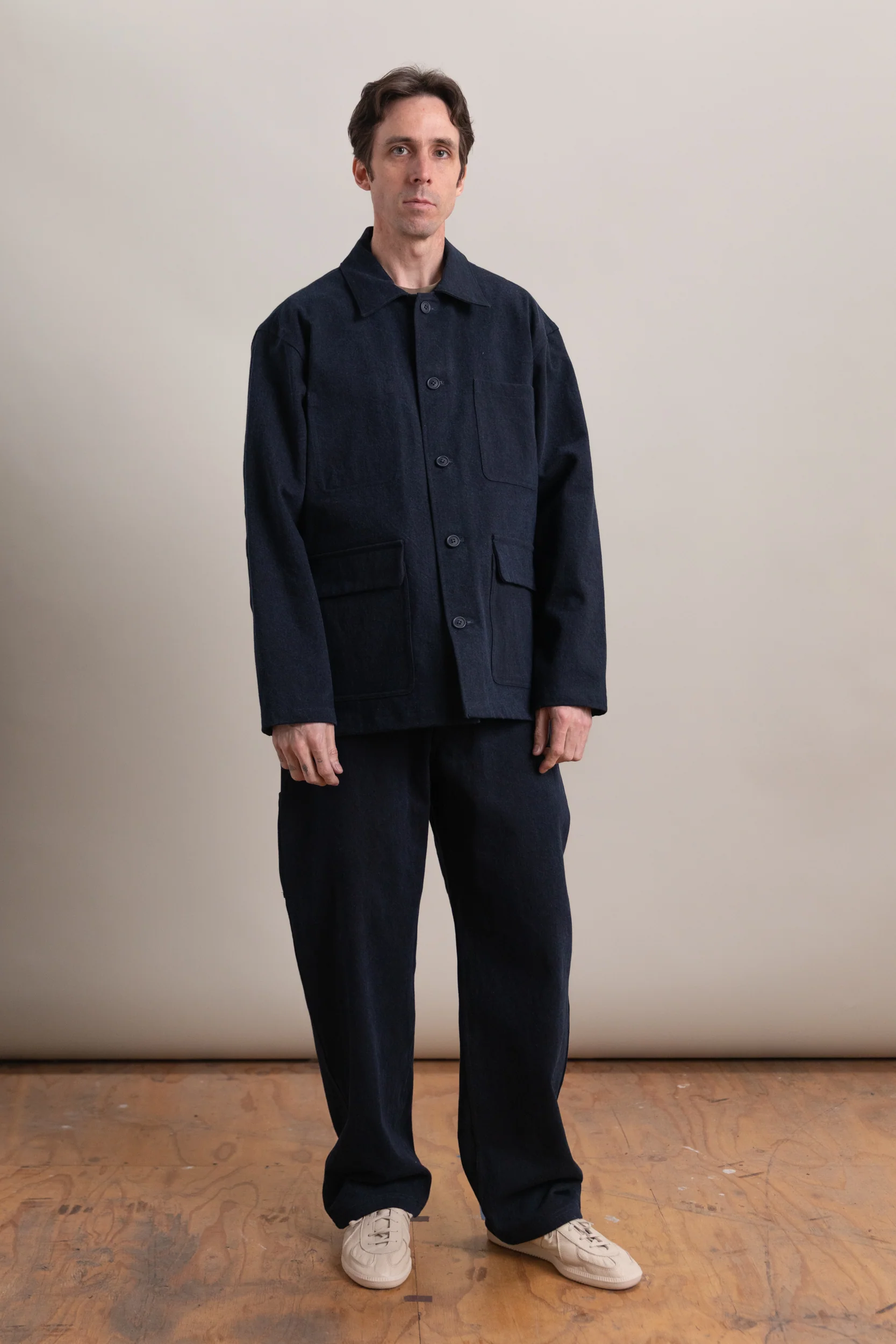 R20J2 JEBOK WORK JACKET IN BLUE SUMI INK DENIM - Image 6