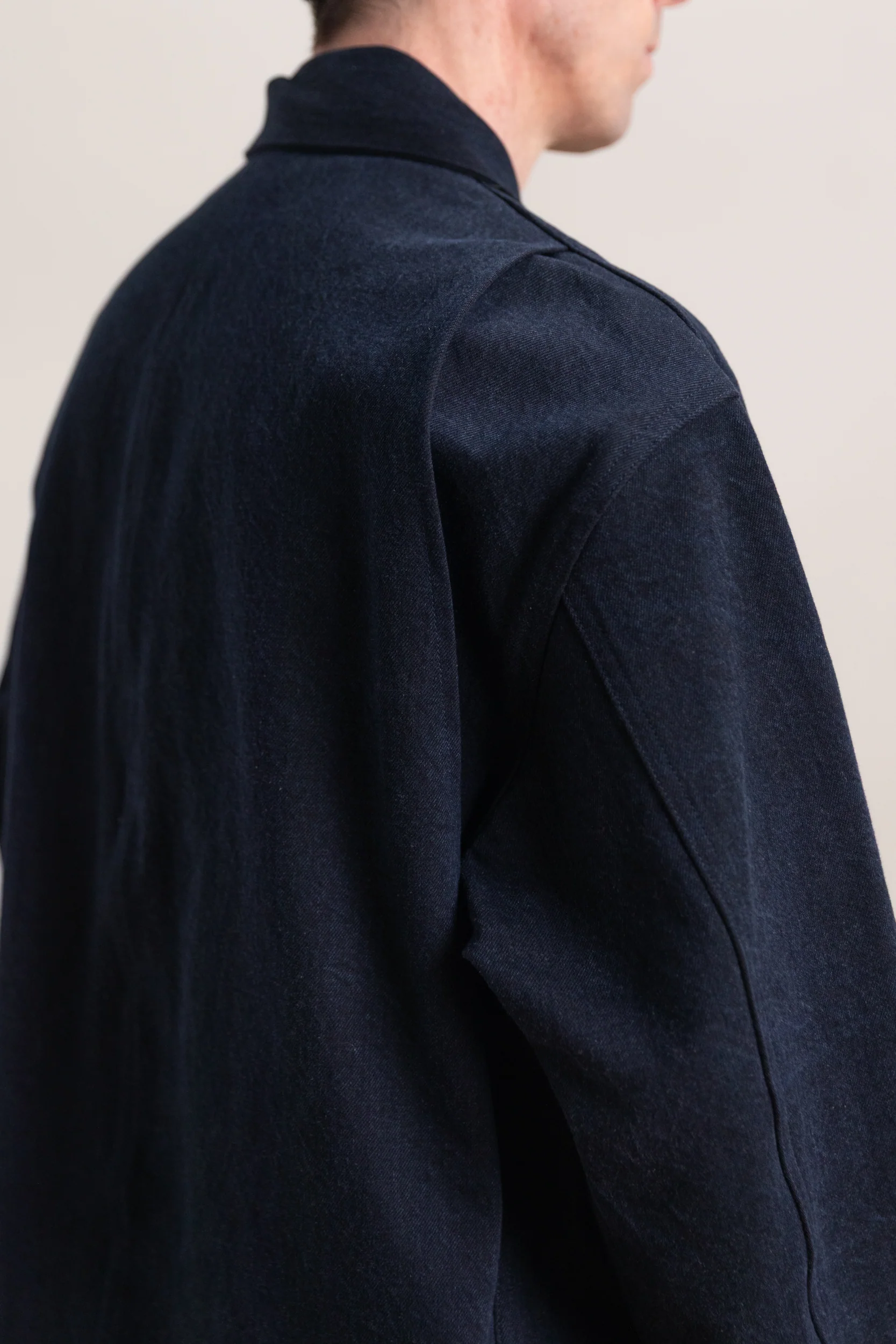 R20J2 JEBOK WORK JACKET IN BLUE SUMI INK DENIM - Image 9