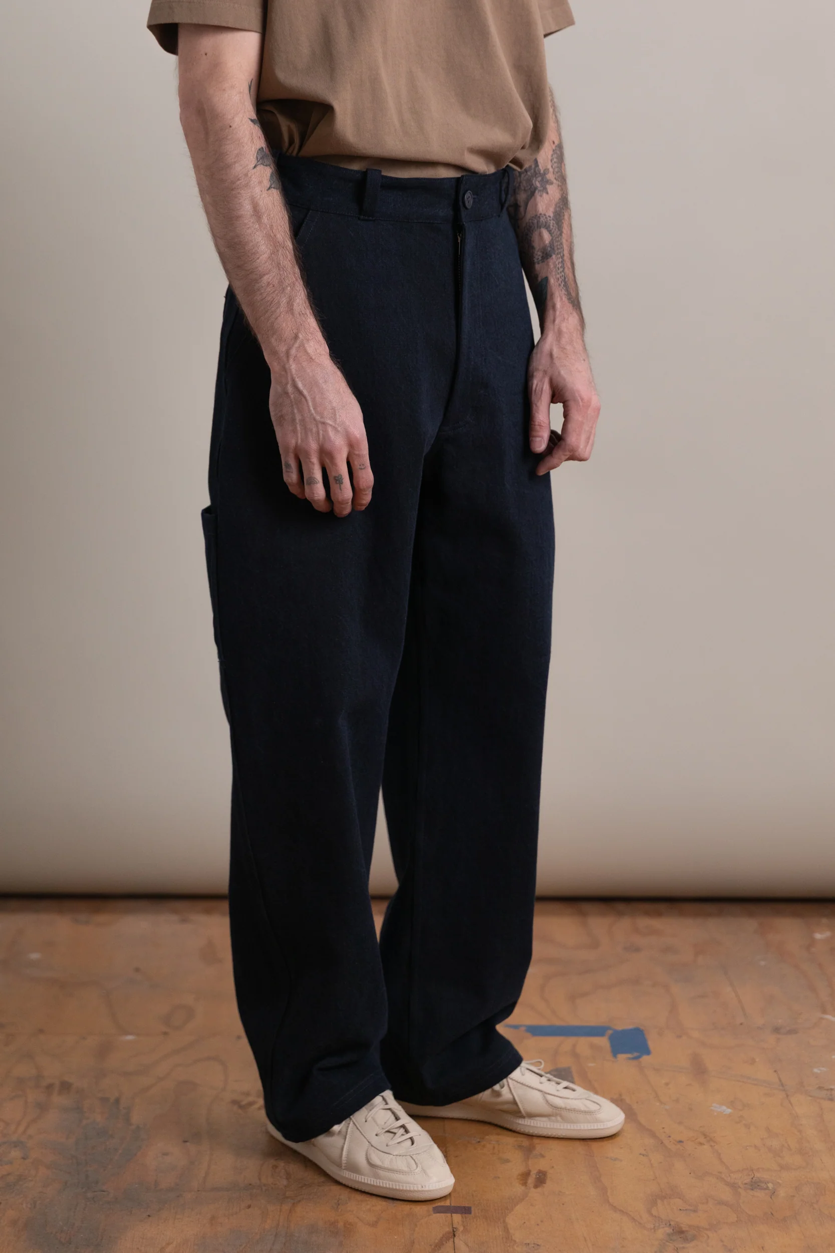R20J6 JEBOK PANTS IN BLUE SUMI INK DENIM - Image 3