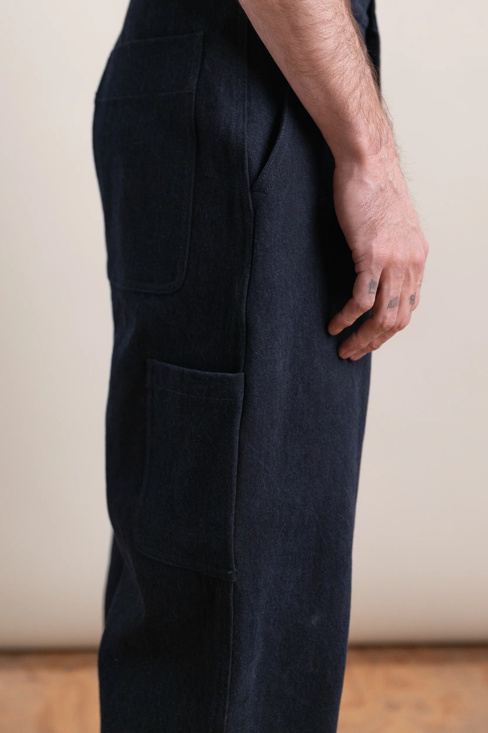 R20J6 JEBOK PANTS IN BLUE SUMI INK DENIM - Image 4