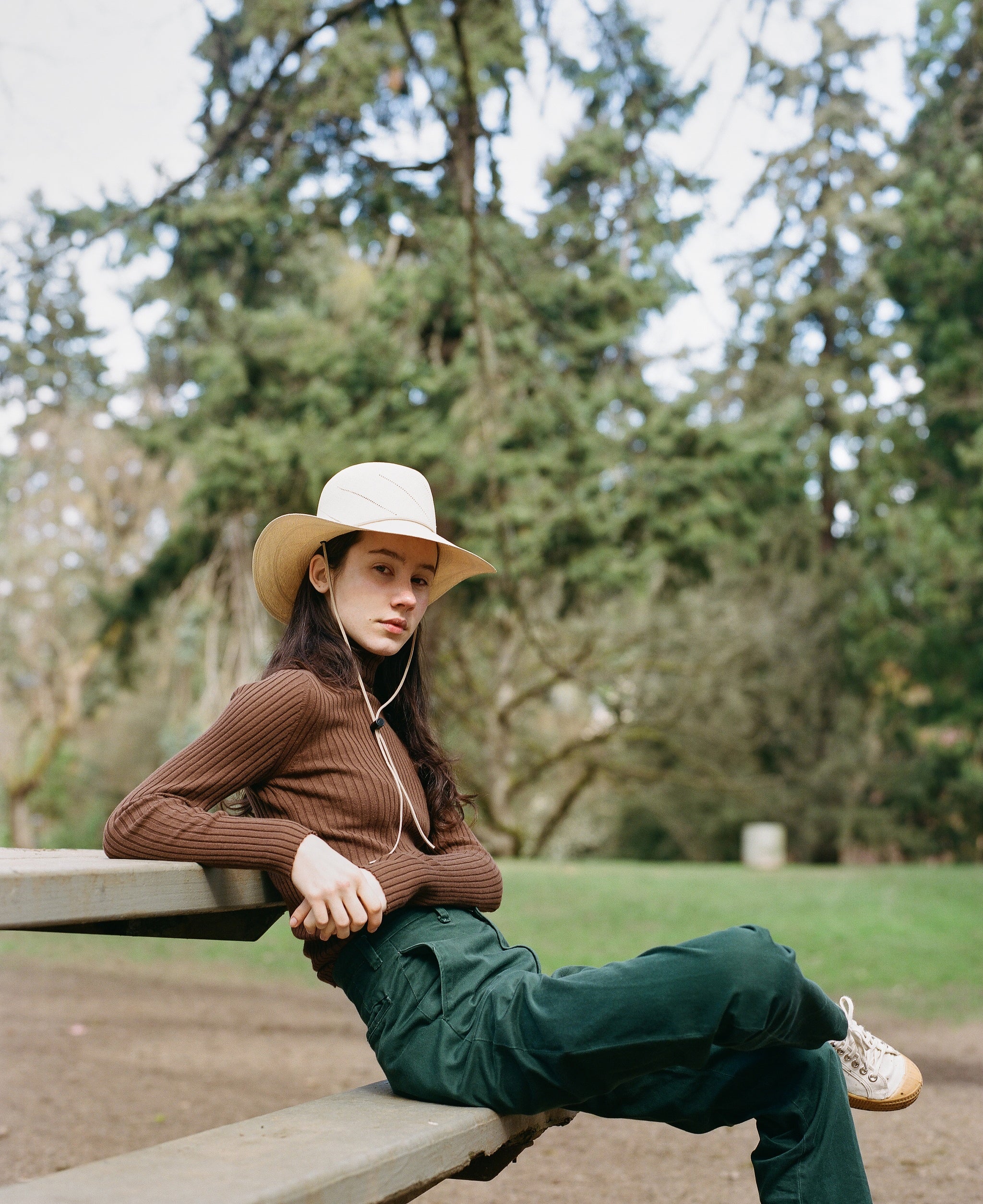 REDWOOD HAT IN FINE GRADE PANAMA STRAW - Image 2