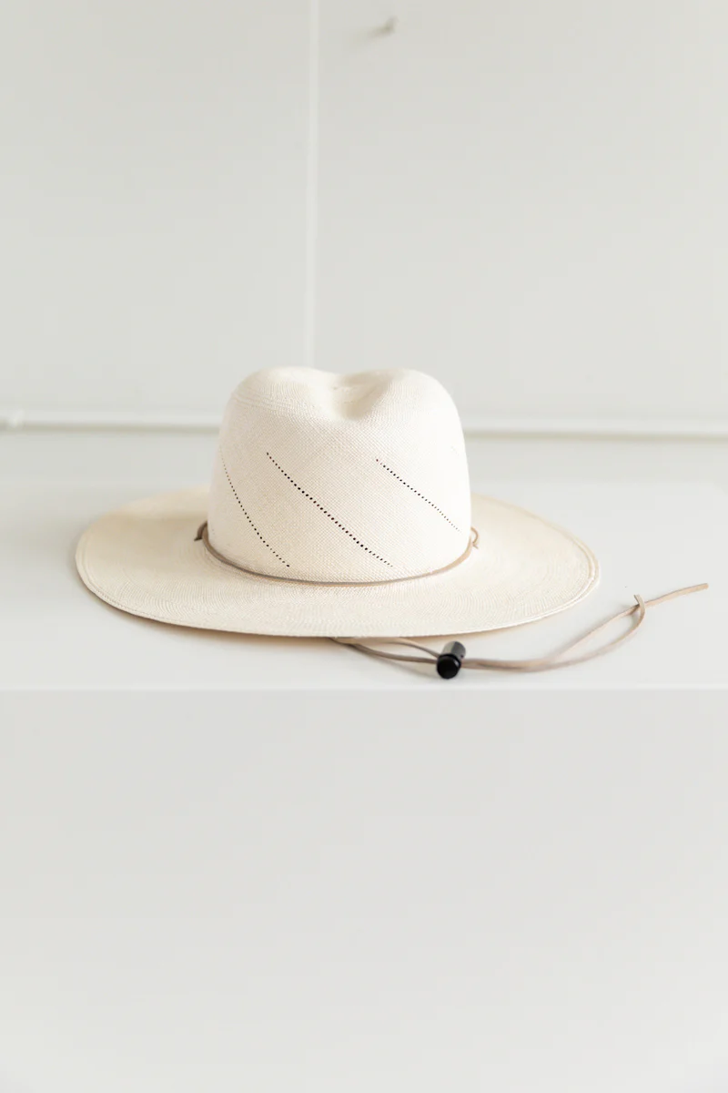REDWOOD HAT IN FINE GRADE PANAMA STRAW - Image 6