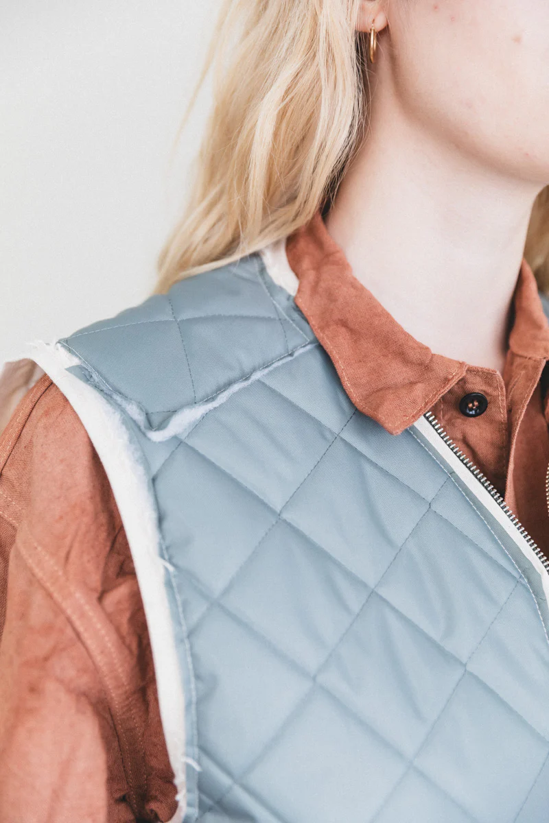 RESEARCH ZIP VEST IN SAGE - Image 8