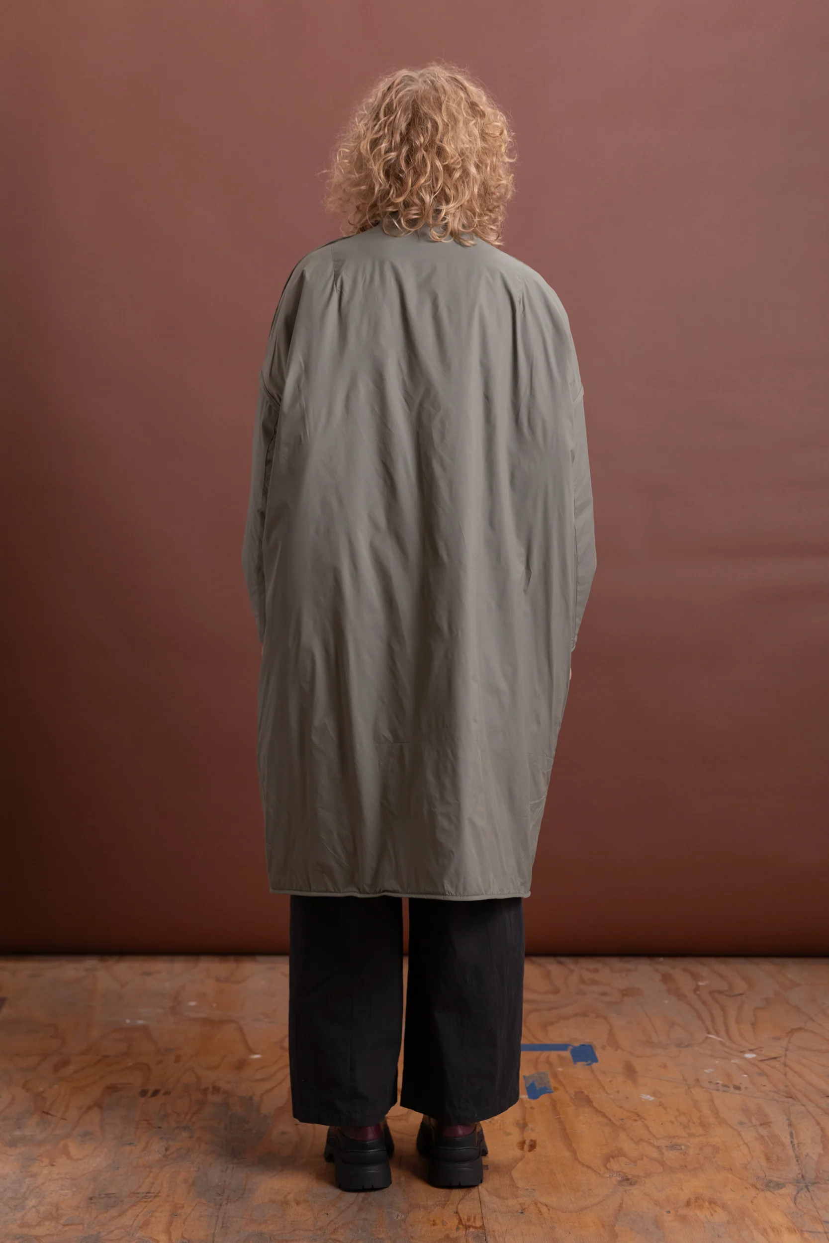 RESTORE COAT IN DUSTY OLIVE - Image 4