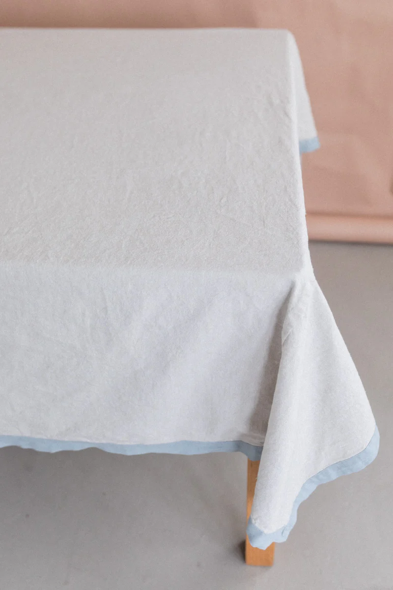 REVERSIBLE TABLECLOTH IN CREAM - Image 3