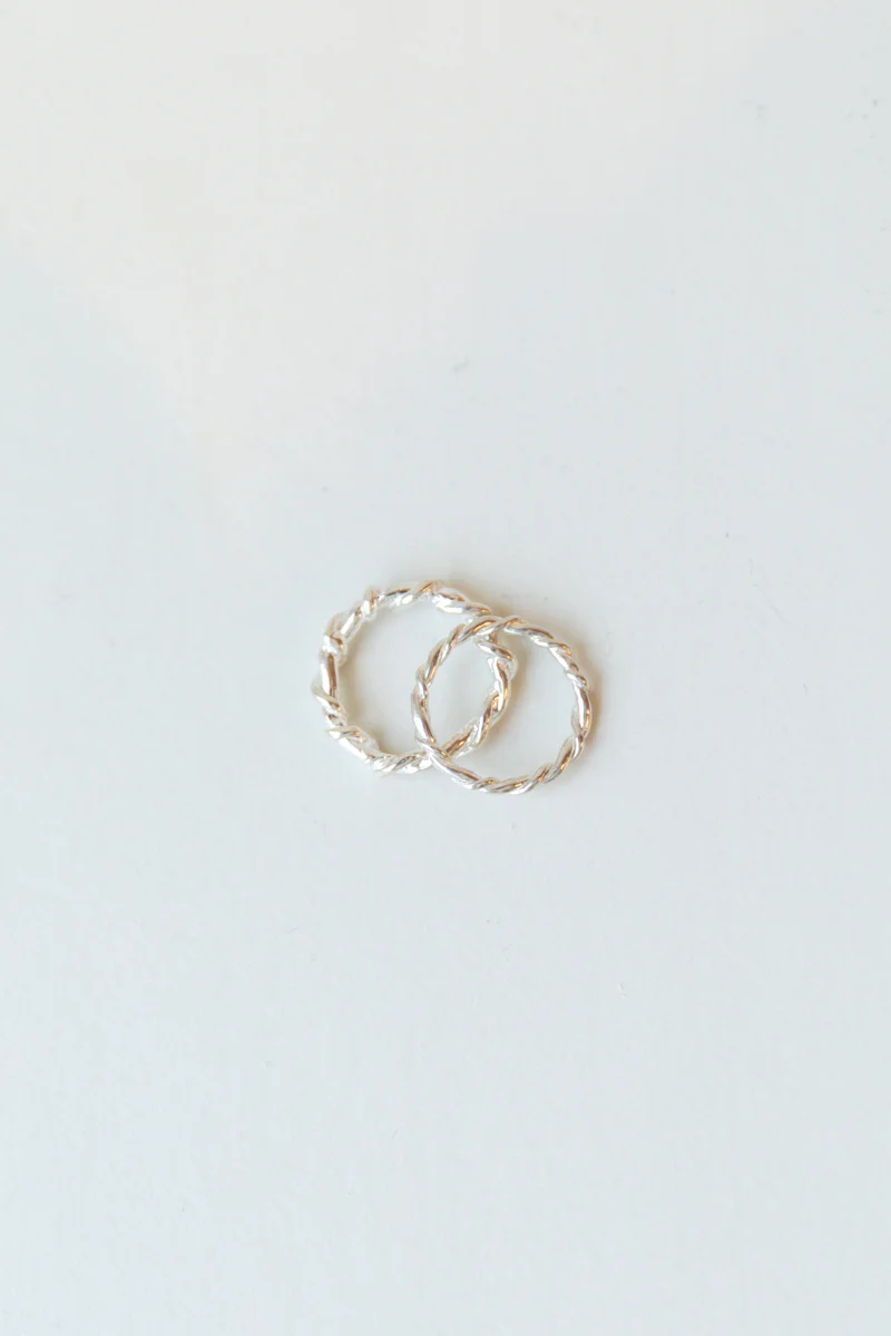 ROPE RING IN SILVER - Image 5