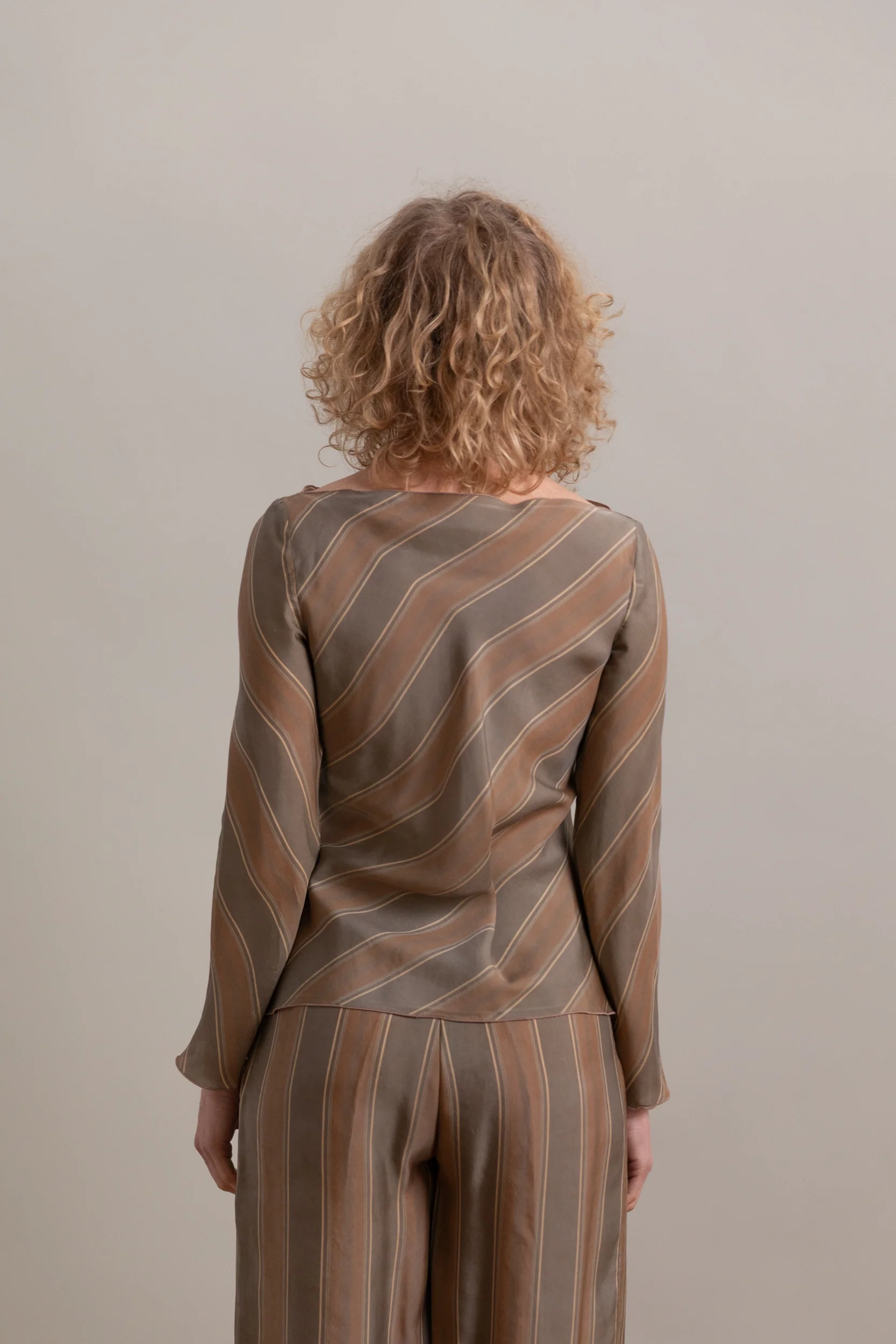 SEREN TOP IN TIE STRIPE - Image 5