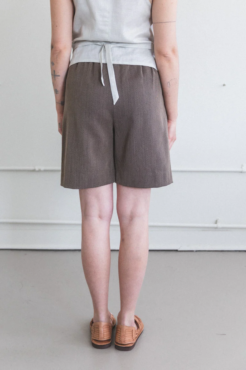 SHALY SHORTS IN SUMMER HERRINGBONE - Image 12