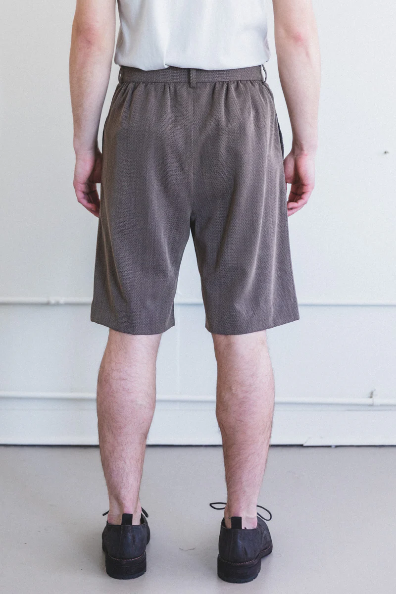SHALY SHORTS IN SUMMER HERRINGBONE - Image 8