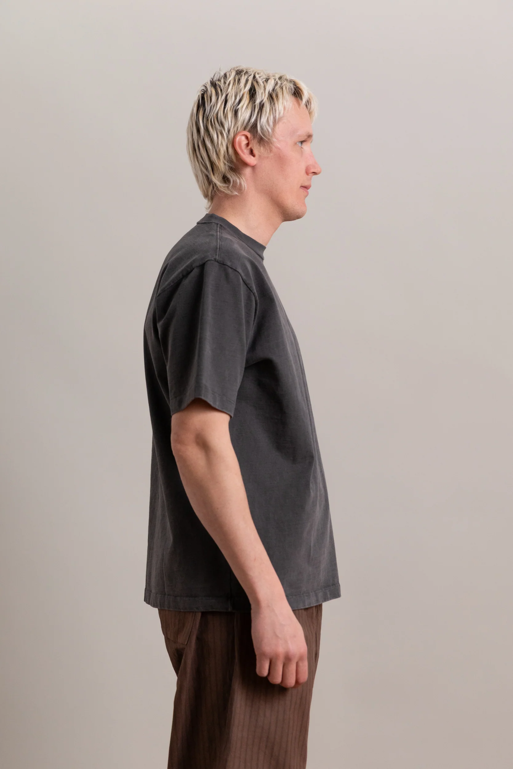 SHORT SLEEVE RUGBY TEE IN GRINDLE - Image 3