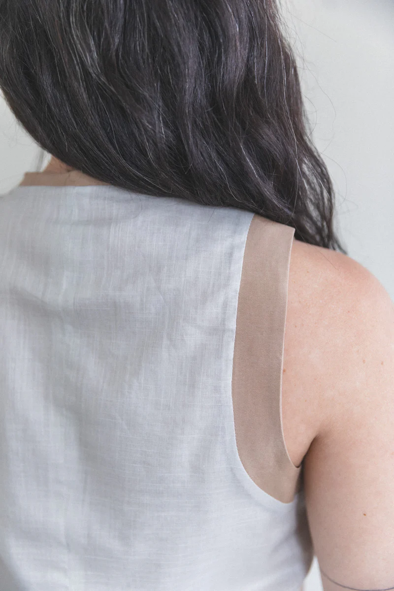 SIWA VEST IN WASHI CUPRO - Image 9