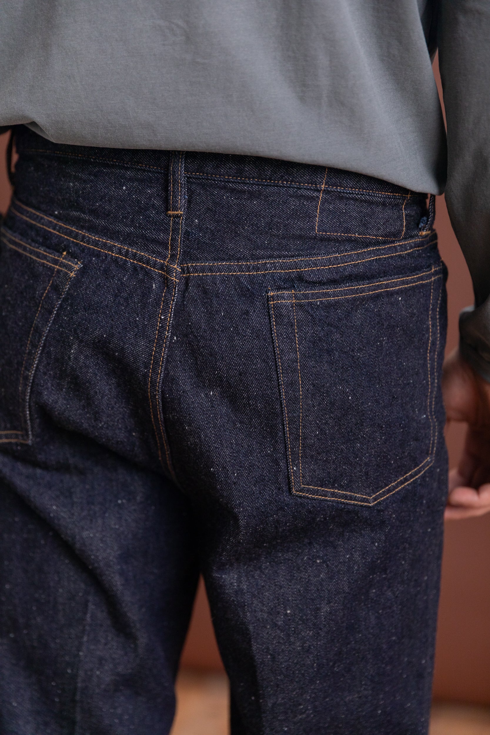 SKATE SHOECUT DENIM SLACKS IN INDIGO ONE WASH - Image 7
