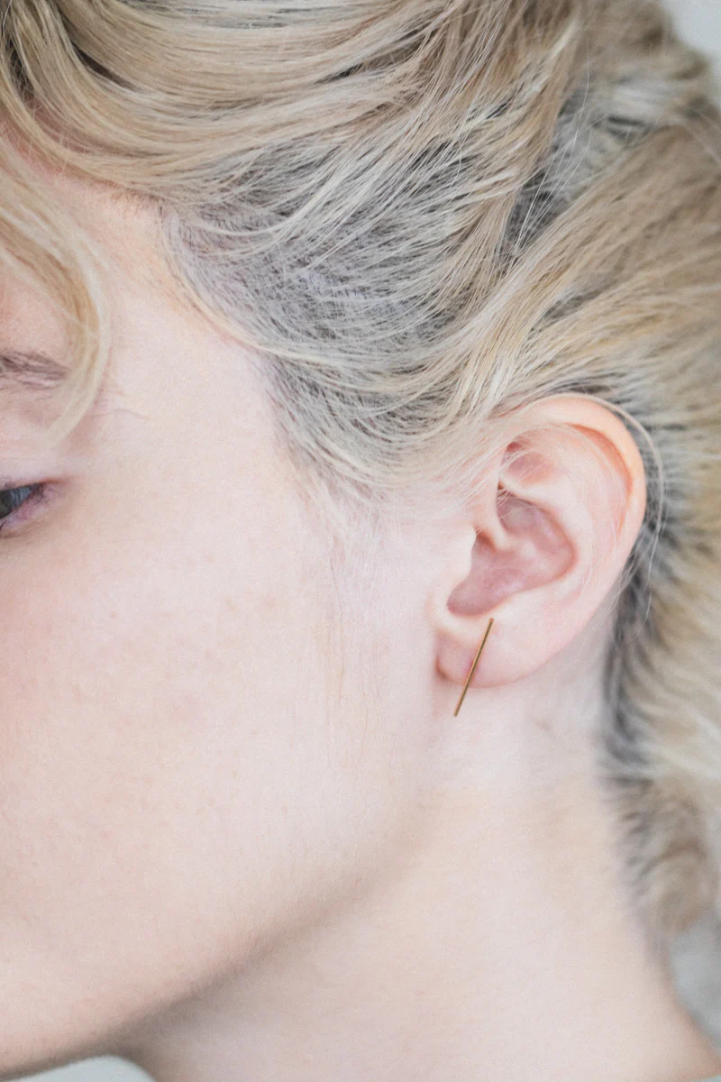 STICK STUD IN 14K GOLD (SINGLE) - Image 4