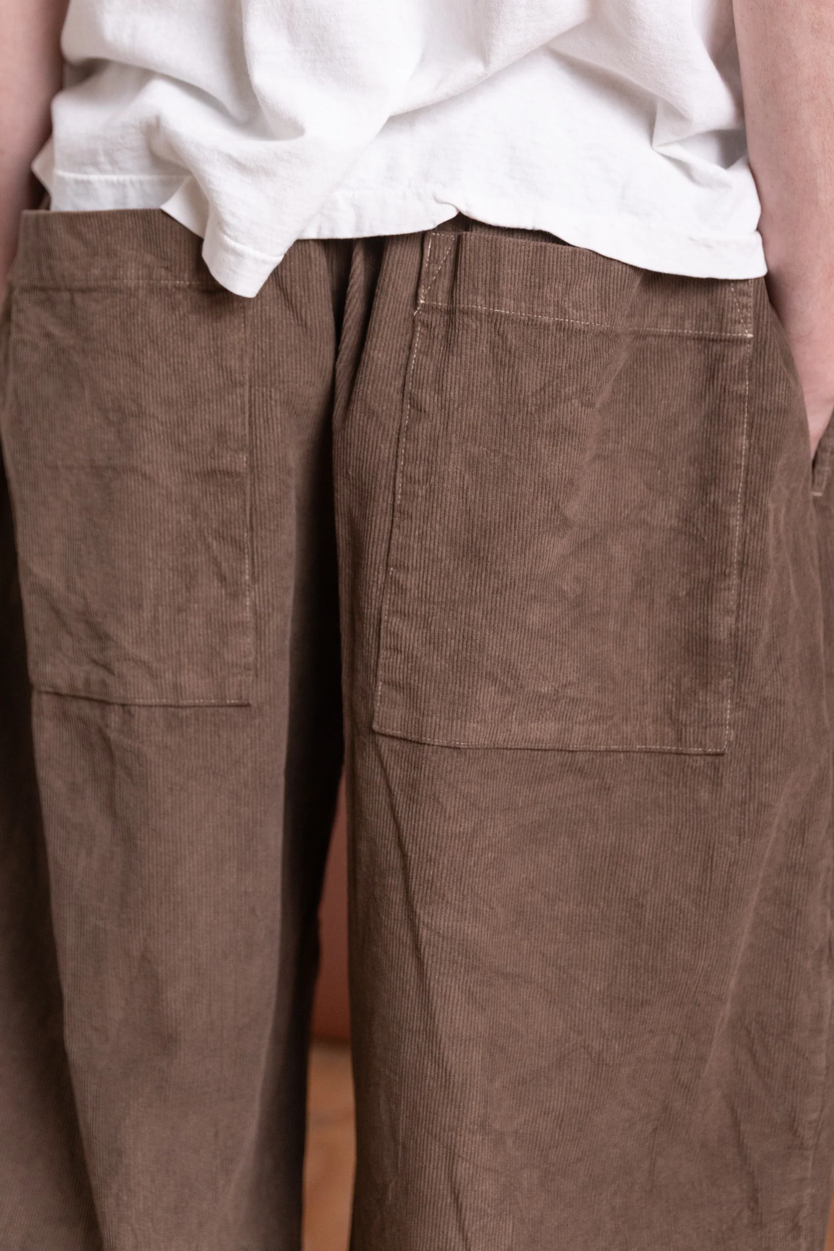 STUDIO PANT IN NATURAL CORDUROY - Image 7