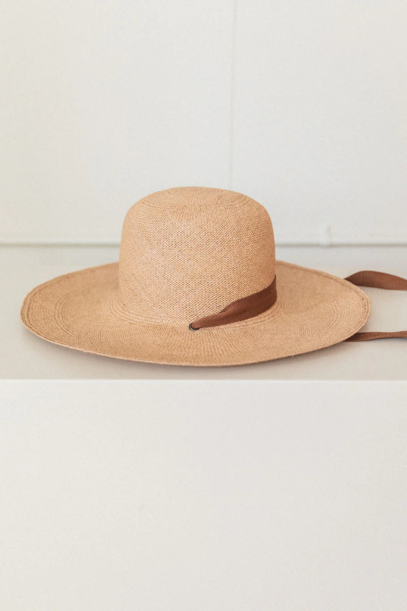 SUNCREST IN TORCIDO STRAW WITH TWILL RIBBON - Image 5
