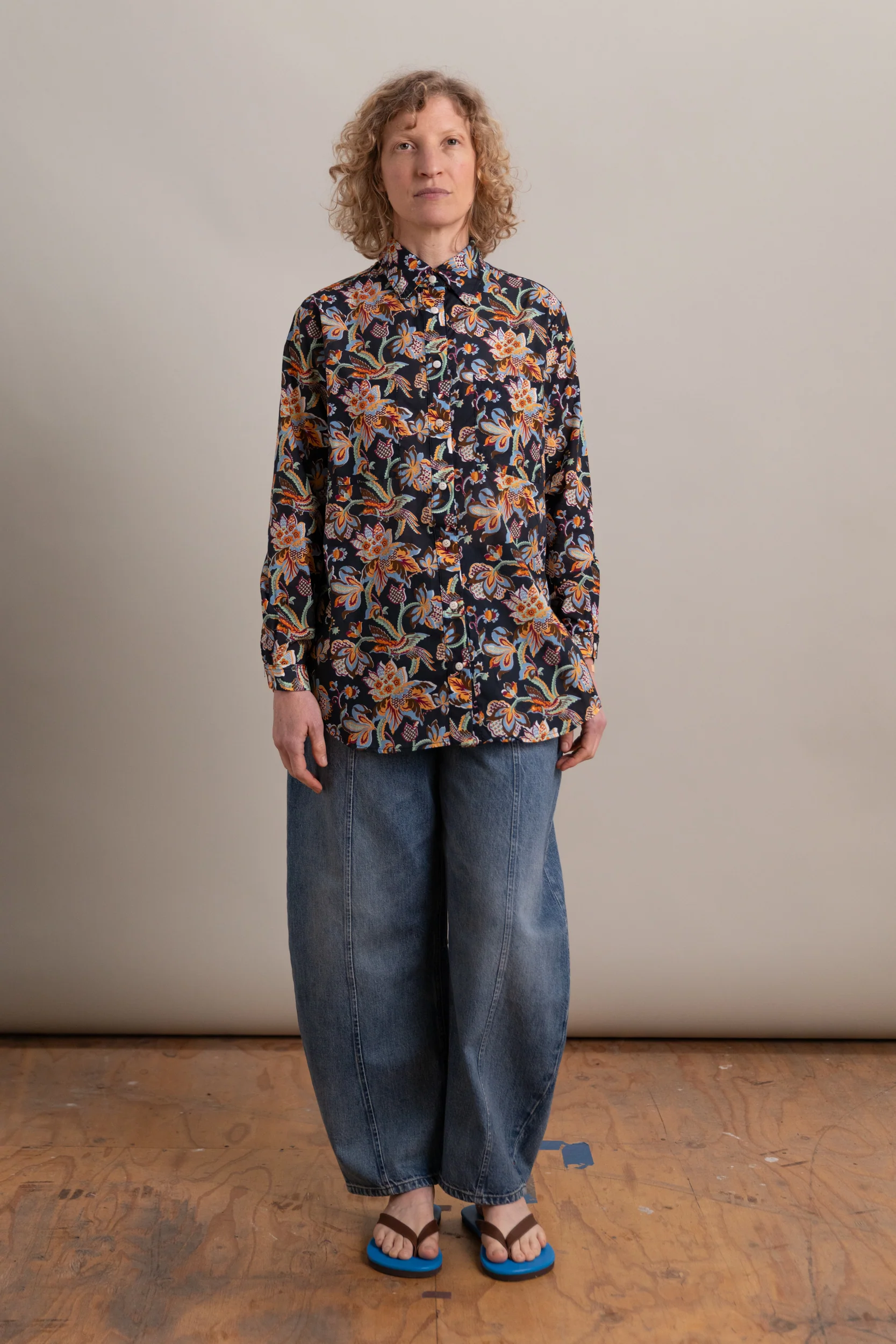 SWAN SHIRT IN MINTZ CHINTZ - Image 3