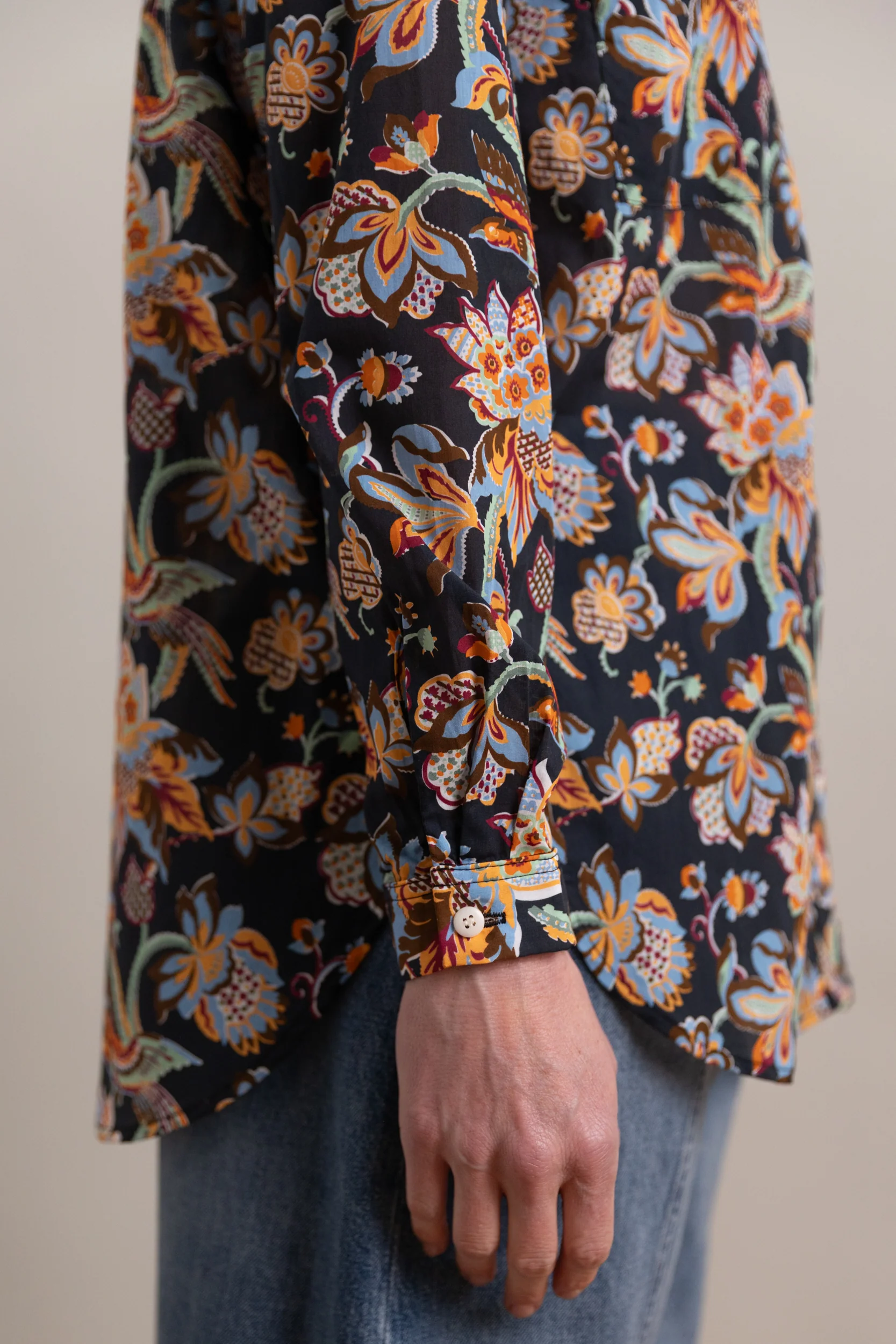 SWAN SHIRT IN MINTZ CHINTZ - Image 4