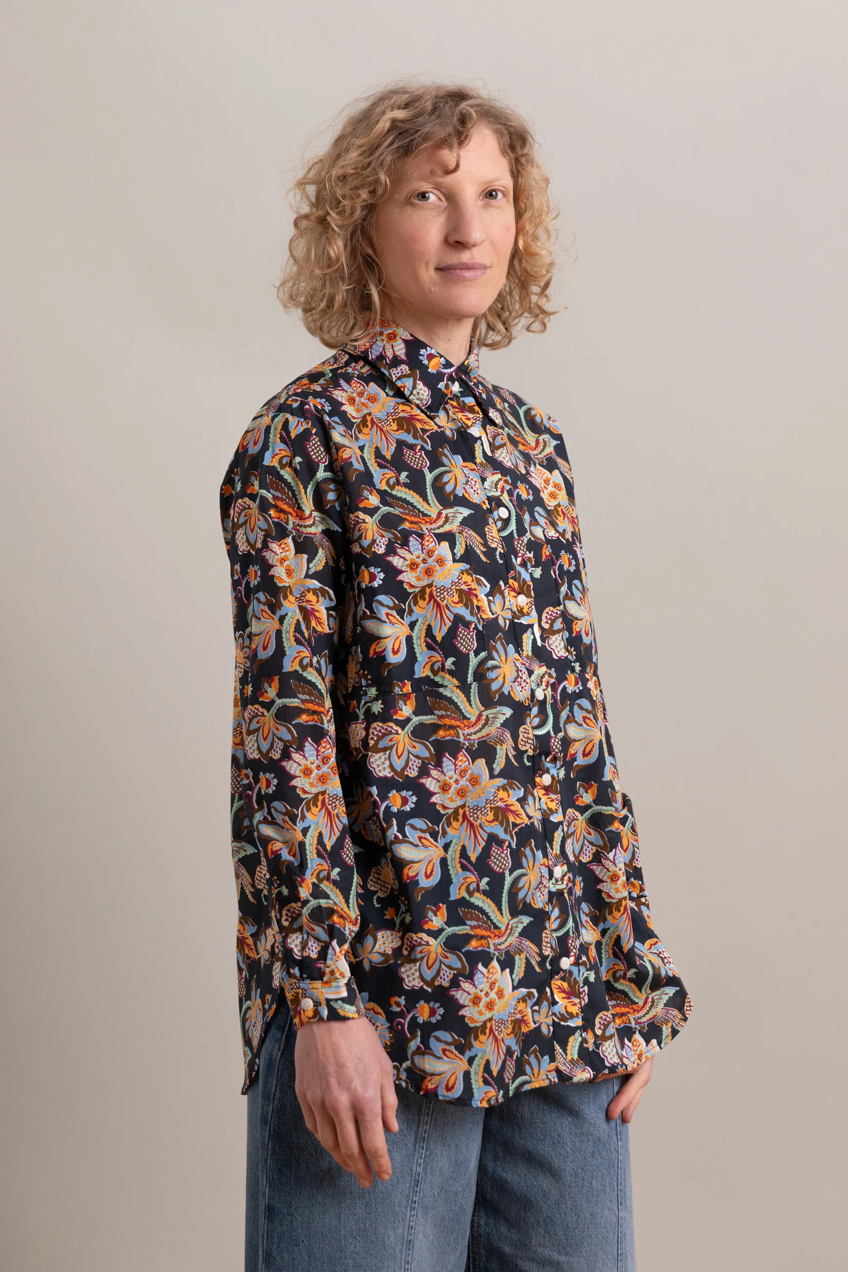 SWAN SHIRT IN MINTZ CHINTZ - Image 5