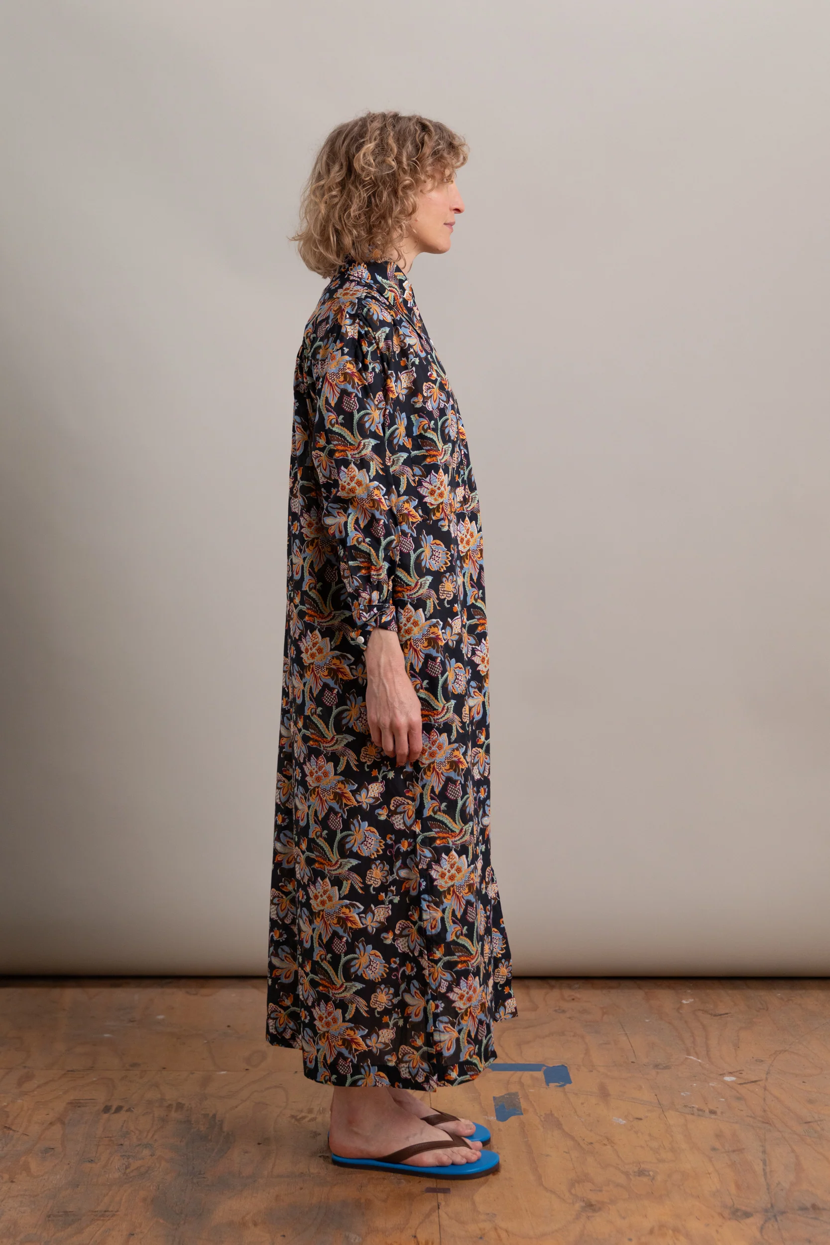 TALIA MAXI DRESS IN MINTZ CHINTZ - Image 5