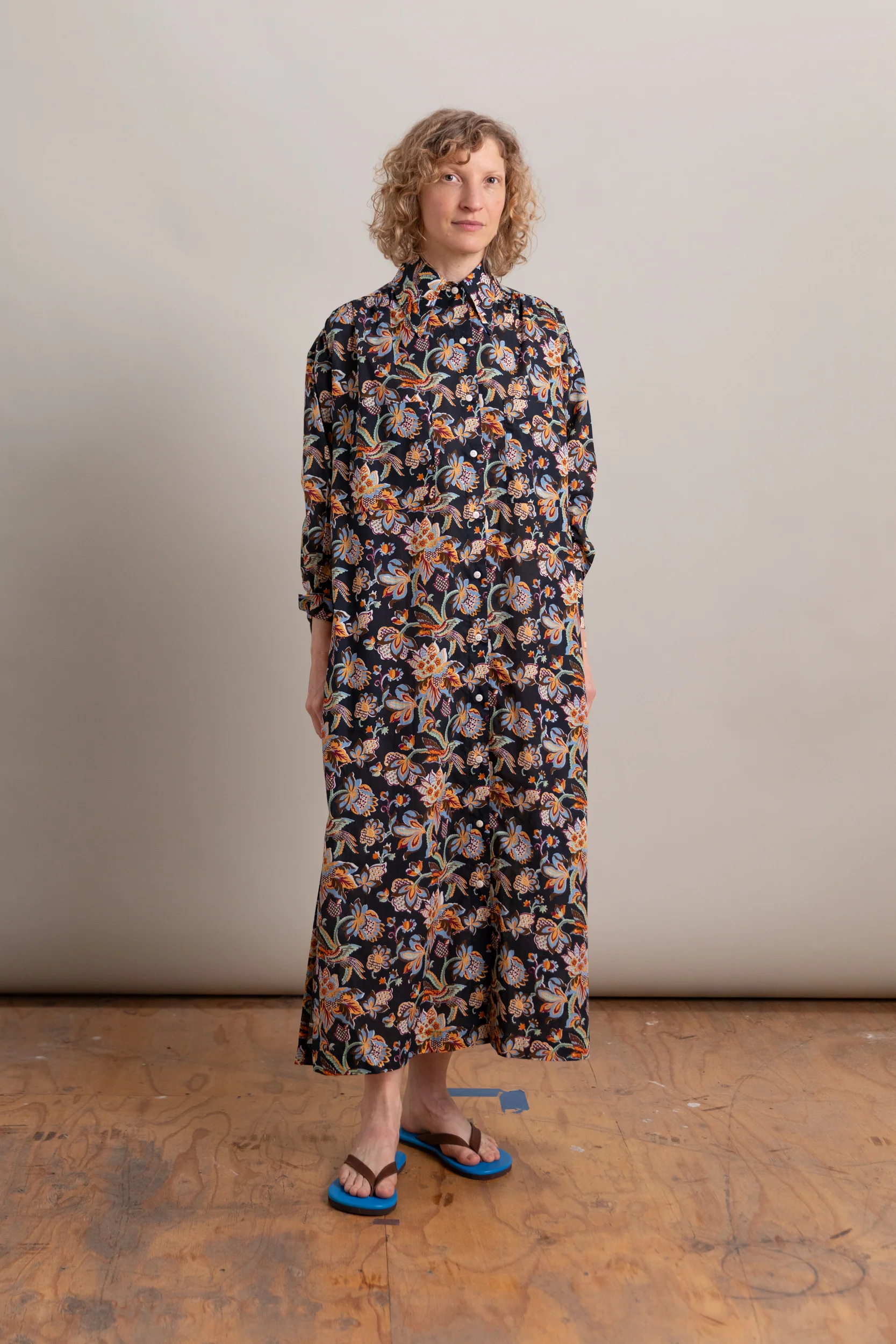 TALIA MAXI DRESS IN MINTZ CHINTZ - Image 8