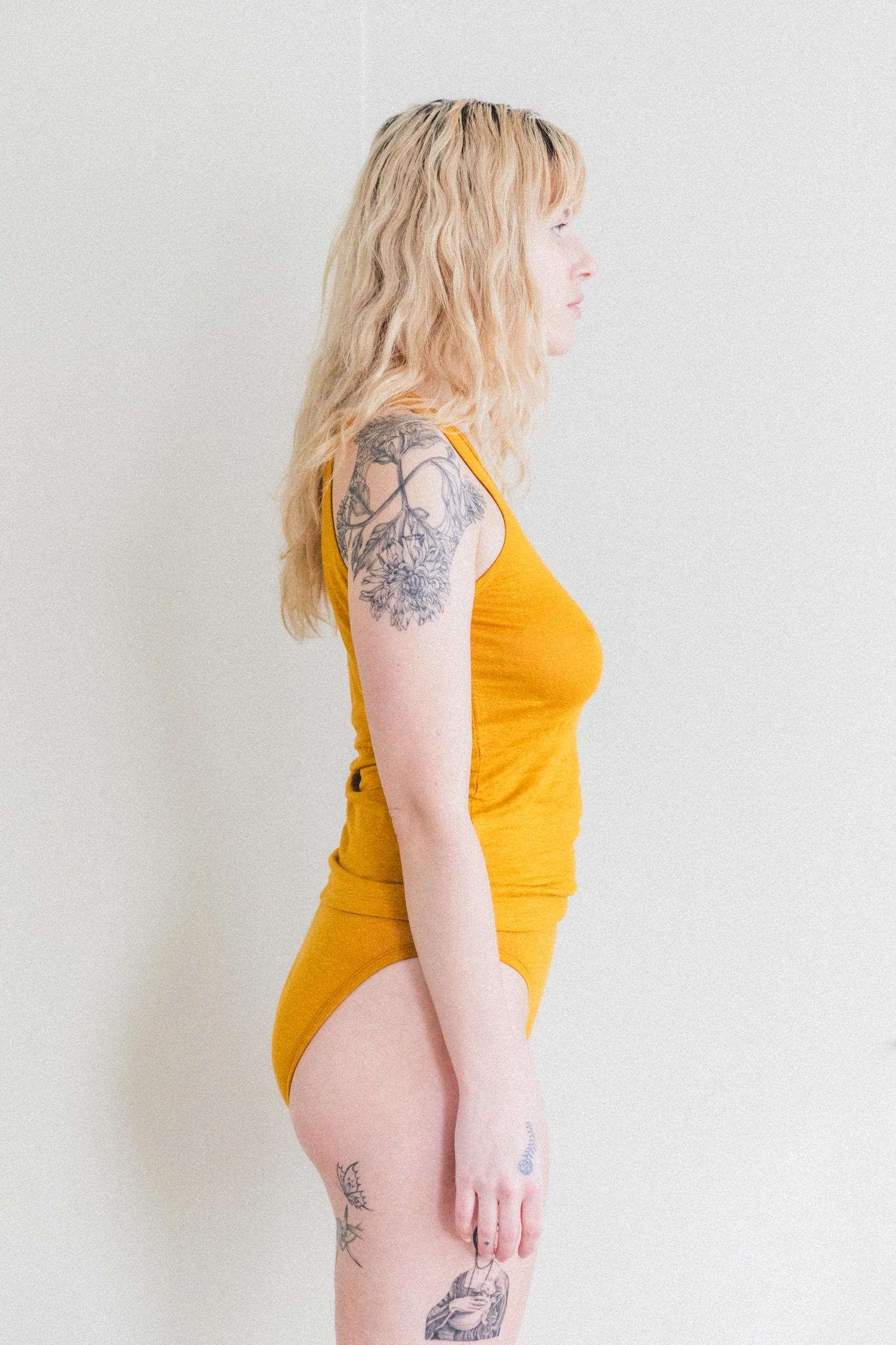 TANK TOP IN SAFFRON - Image 5