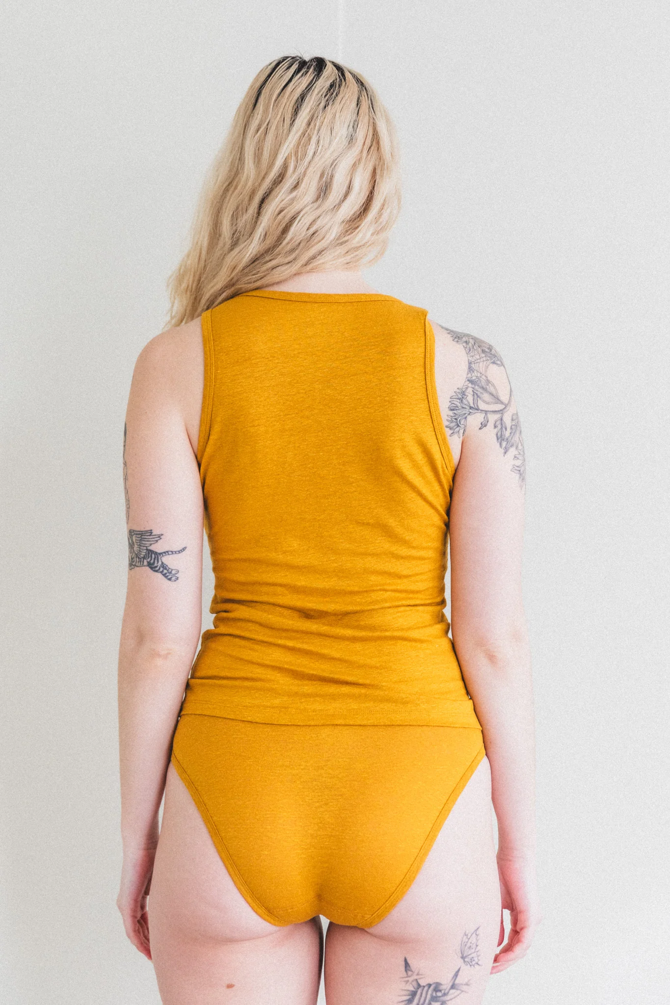 TANK TOP IN SAFFRON - Image 6