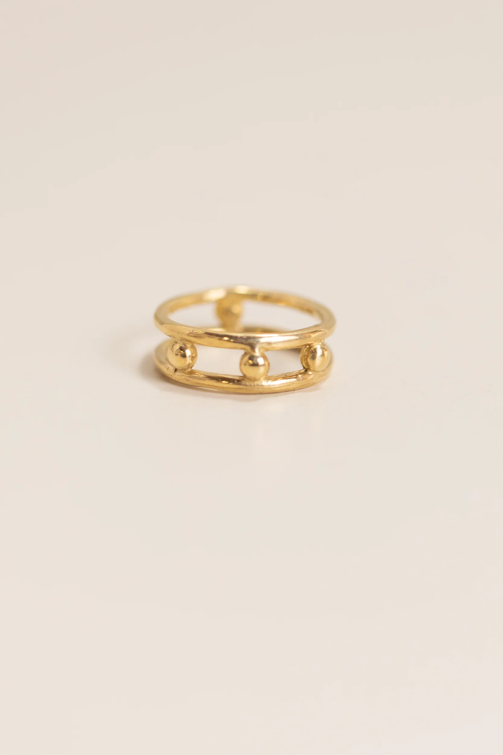 THICK VIENNA RING IN BRONZE