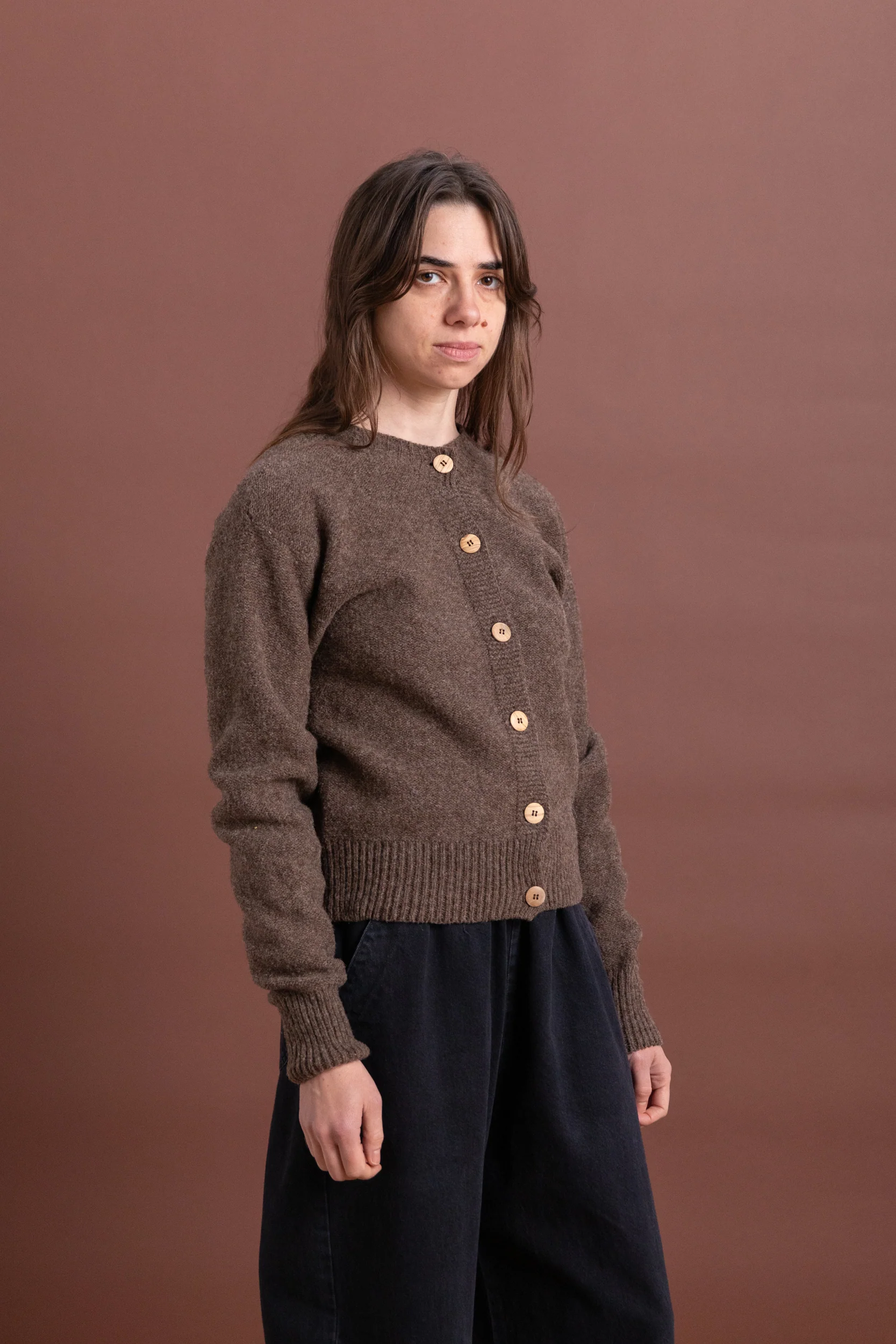 TIER CARDIGAN IN ARLES MERINO WOOL - Image 4