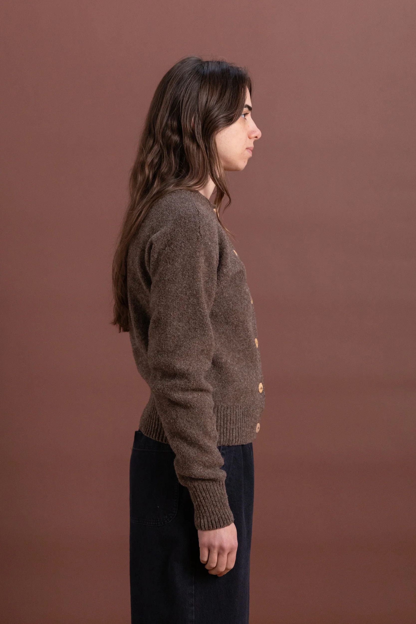 TIER CARDIGAN IN ARLES MERINO WOOL - Image 5