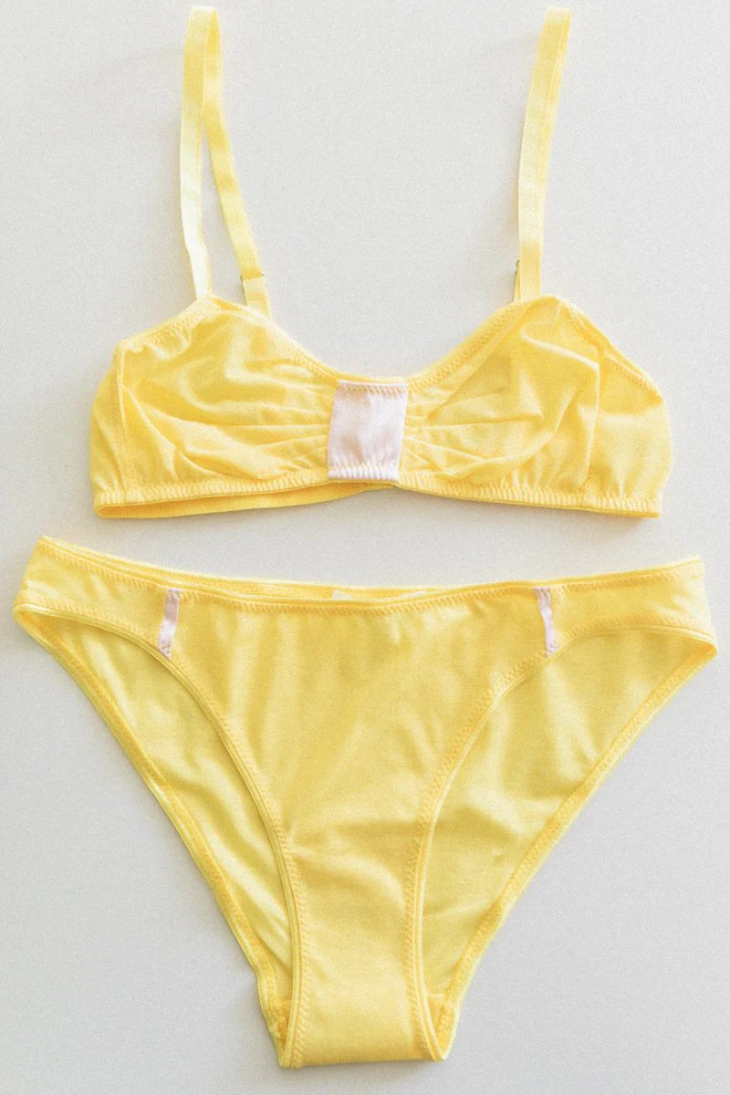 UMA BRALETTE IN SPARK COTTON AND SILK - Image 3