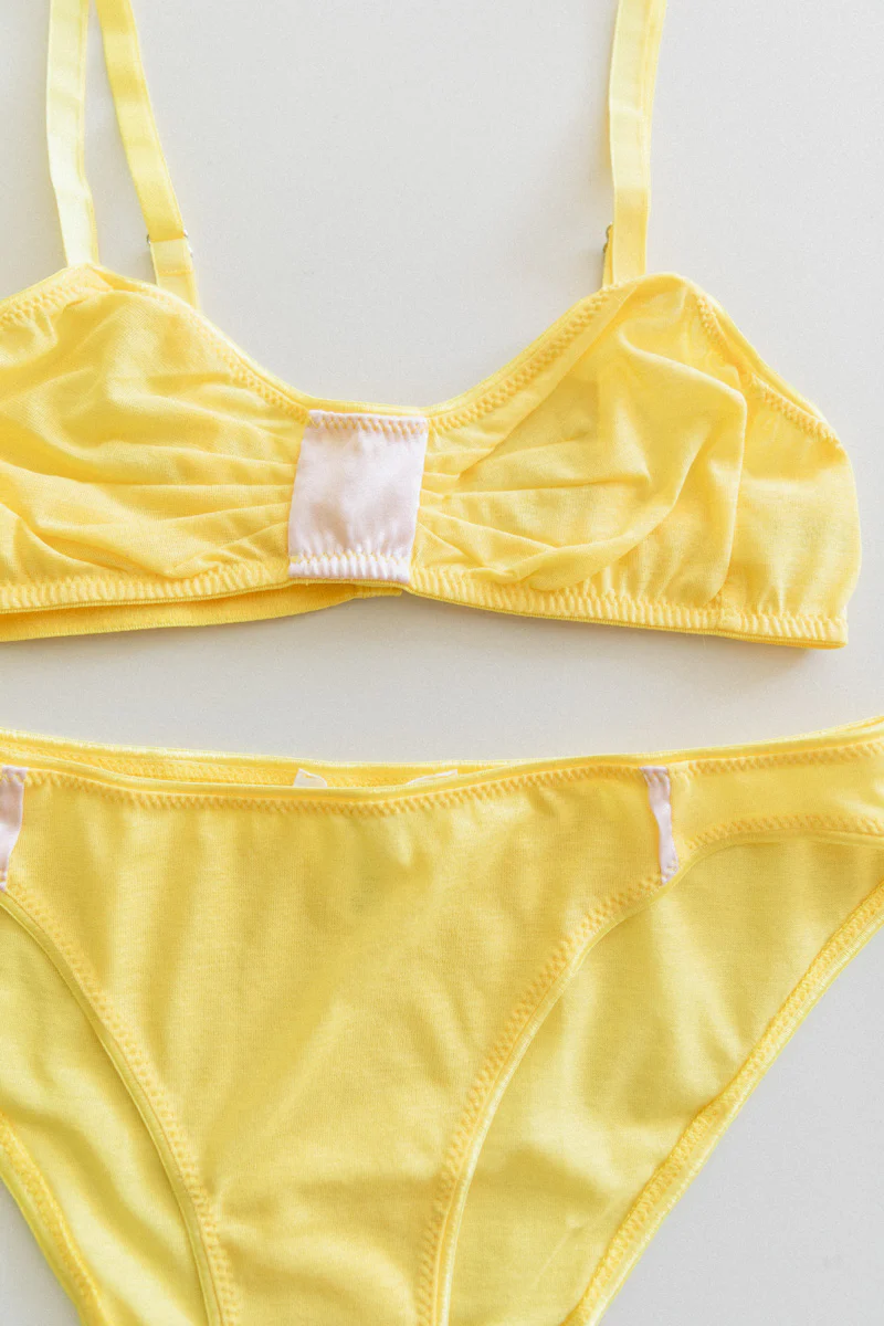 UMA BRALETTE IN SPARK COTTON AND SILK - Image 4