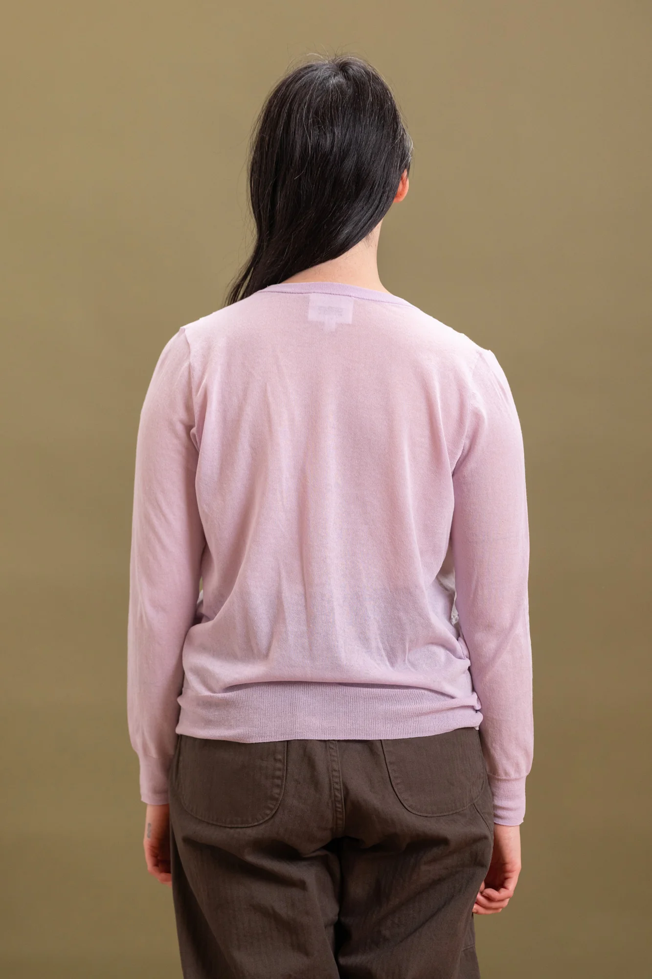 KNIT CARDIGAN WITH EMBROIDERY IN LIGHT PINK - Image 8