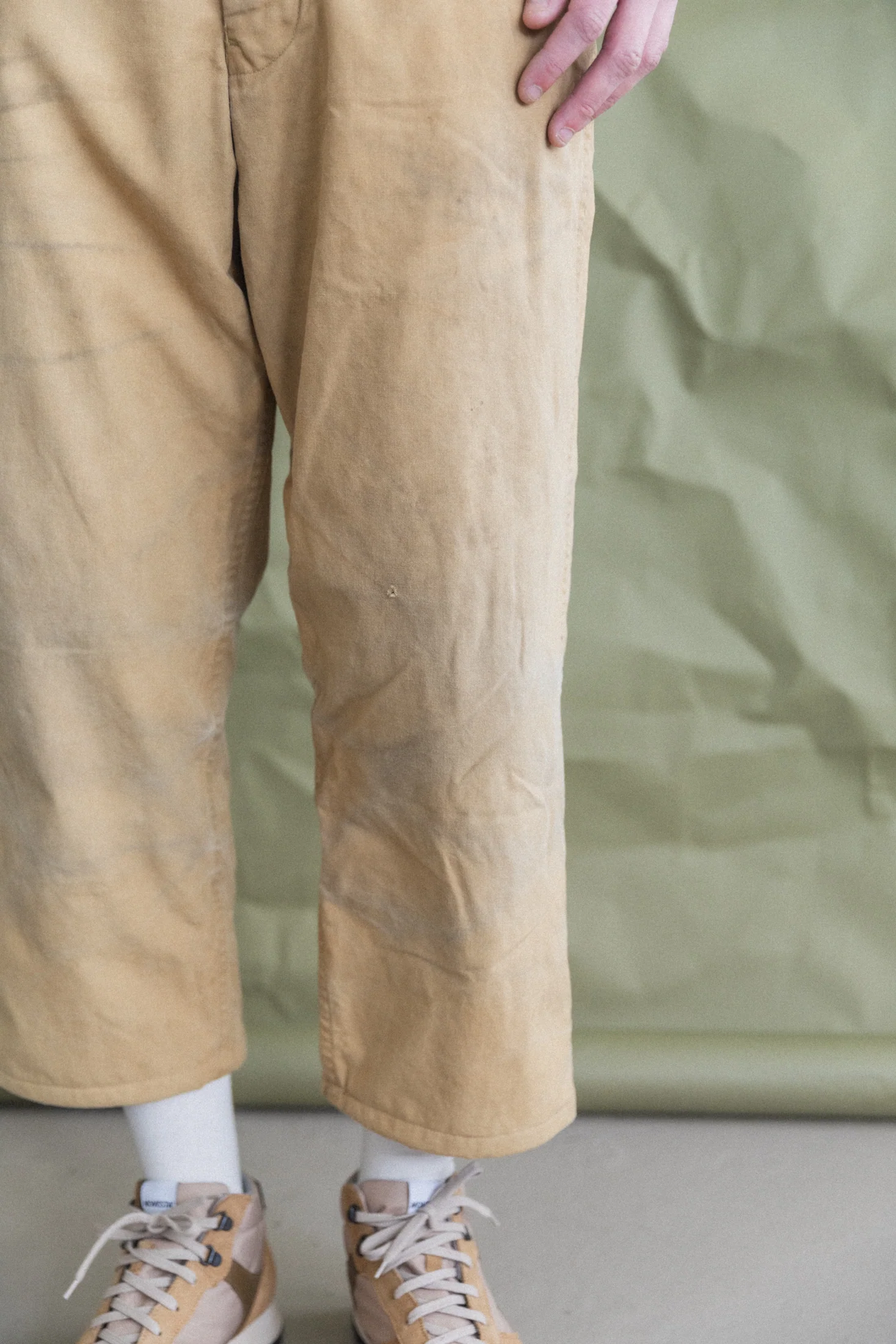 VINTAGE FLANNEL LINED WORK PANTS - Image 8