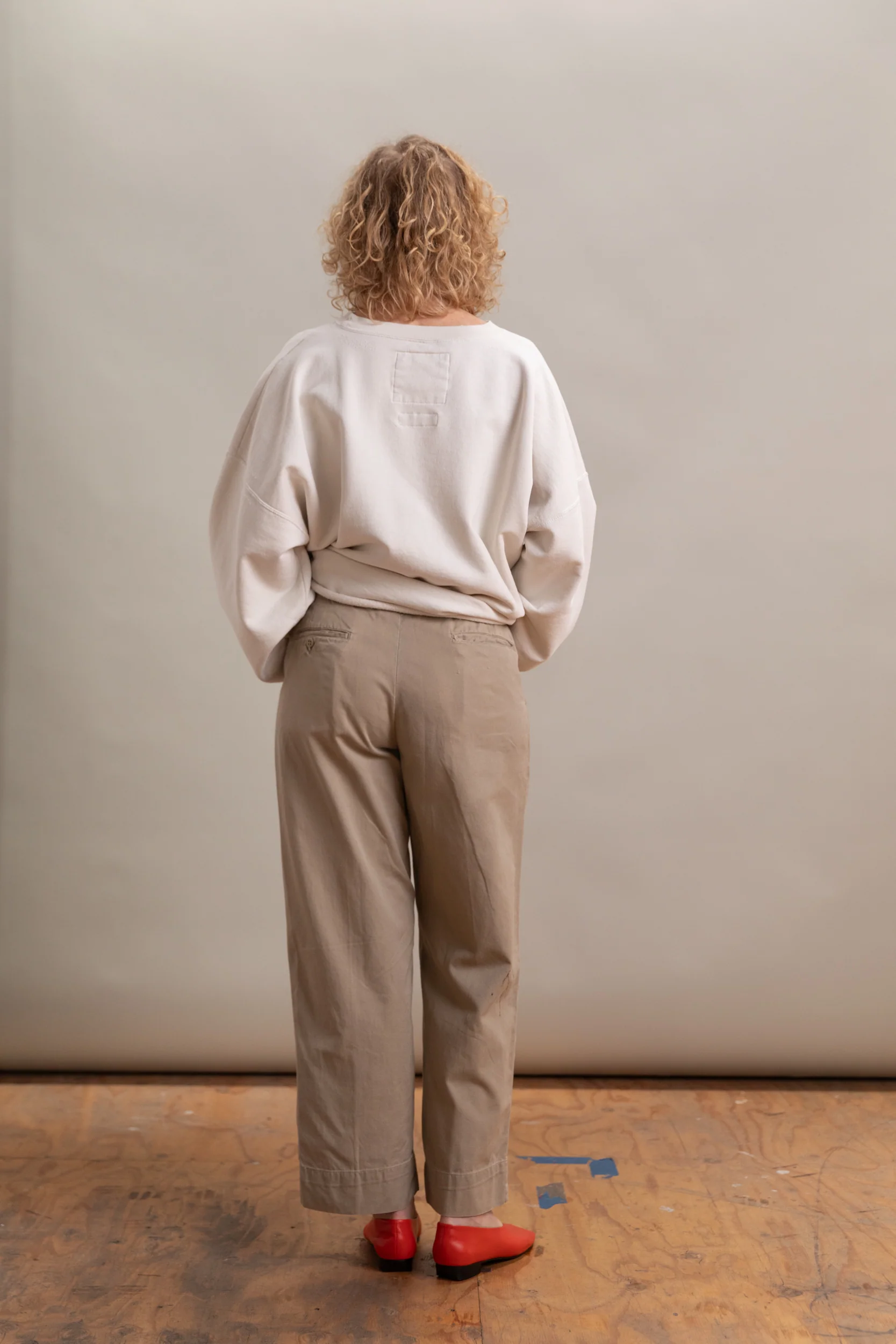 VINTAGE KHAKI PANTS, 28x27.5 - Image 4