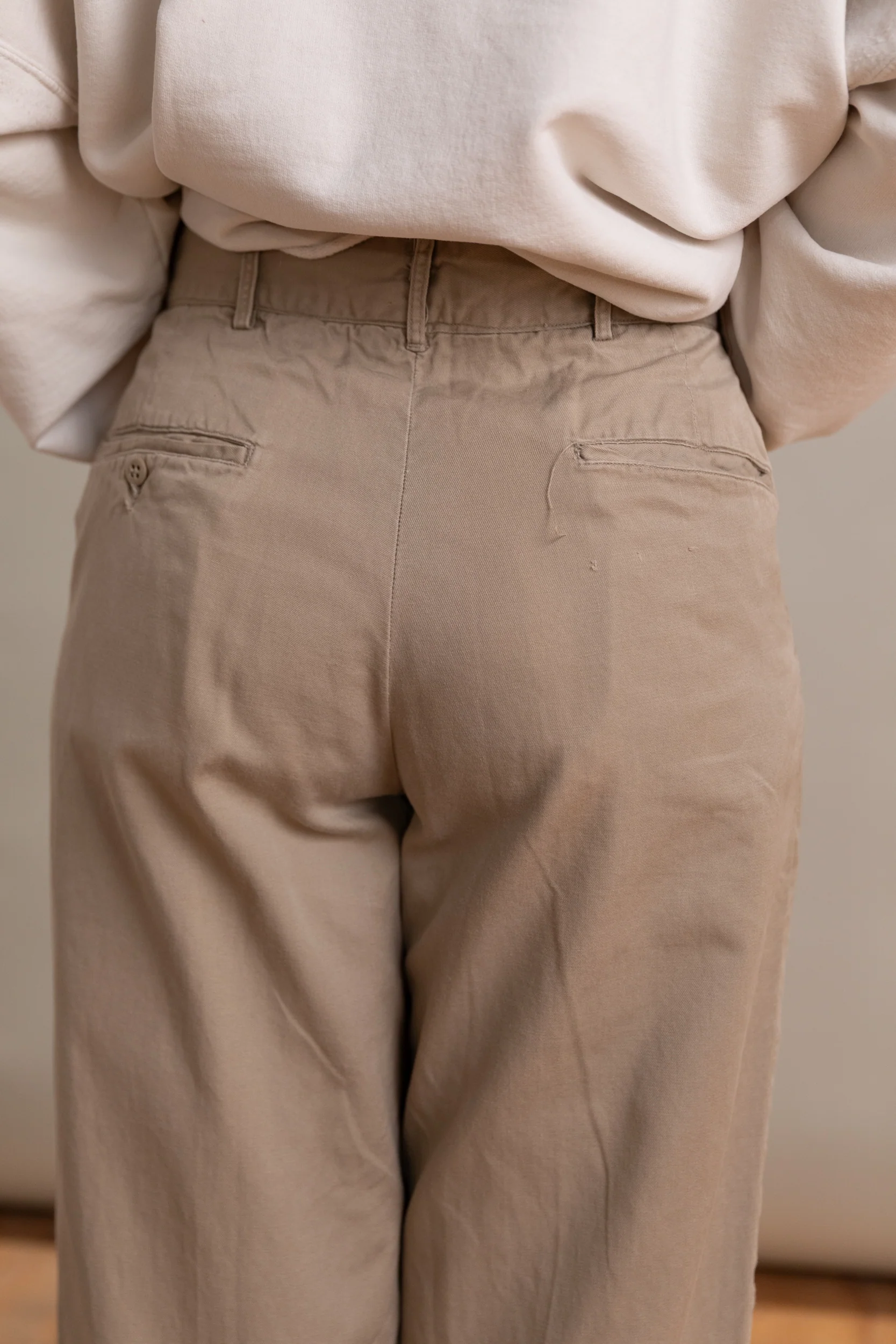 VINTAGE KHAKI PANTS, 28x27.5 - Image 5