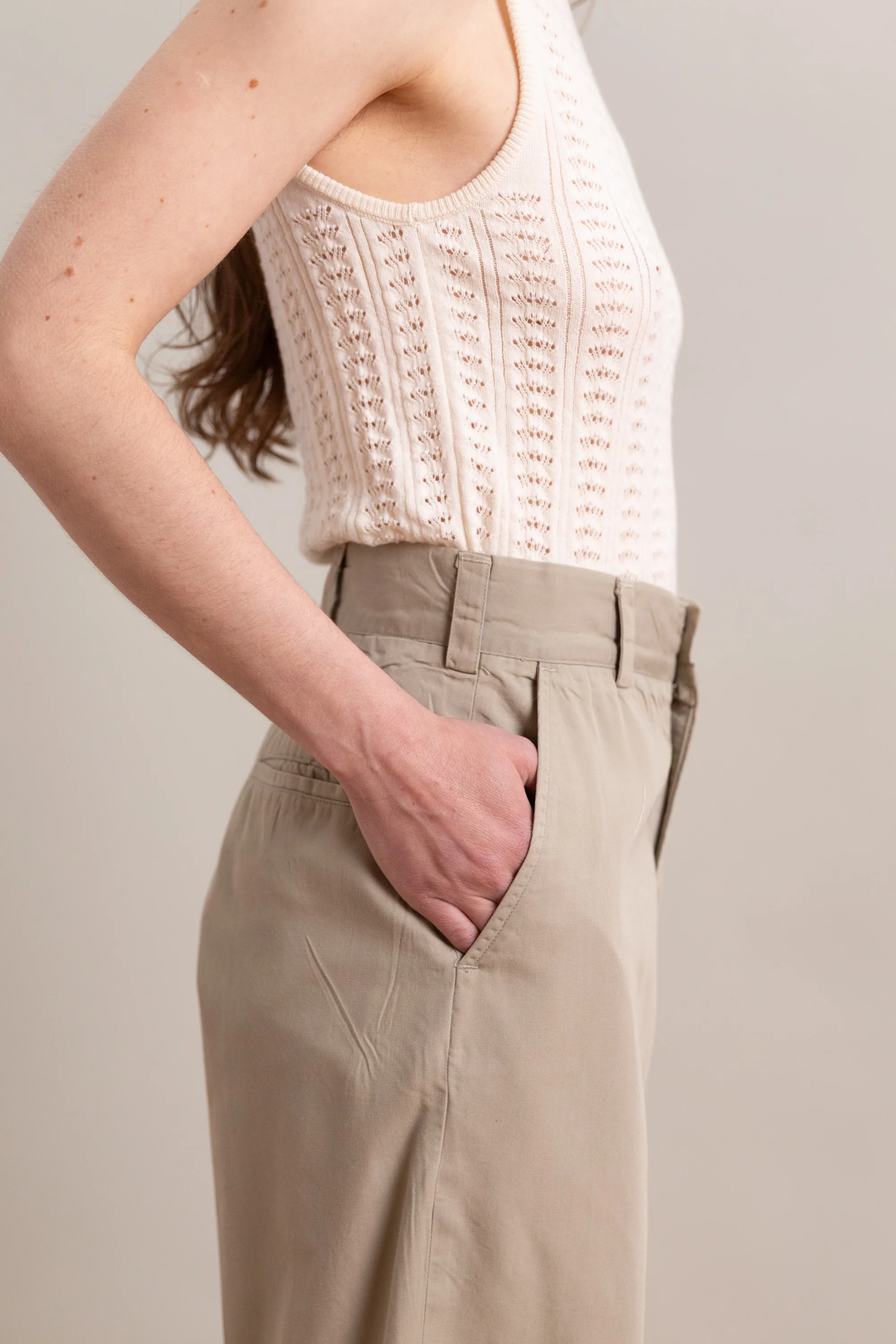 VINTAGE KHAKI PANTS, 27x29 - Image 2